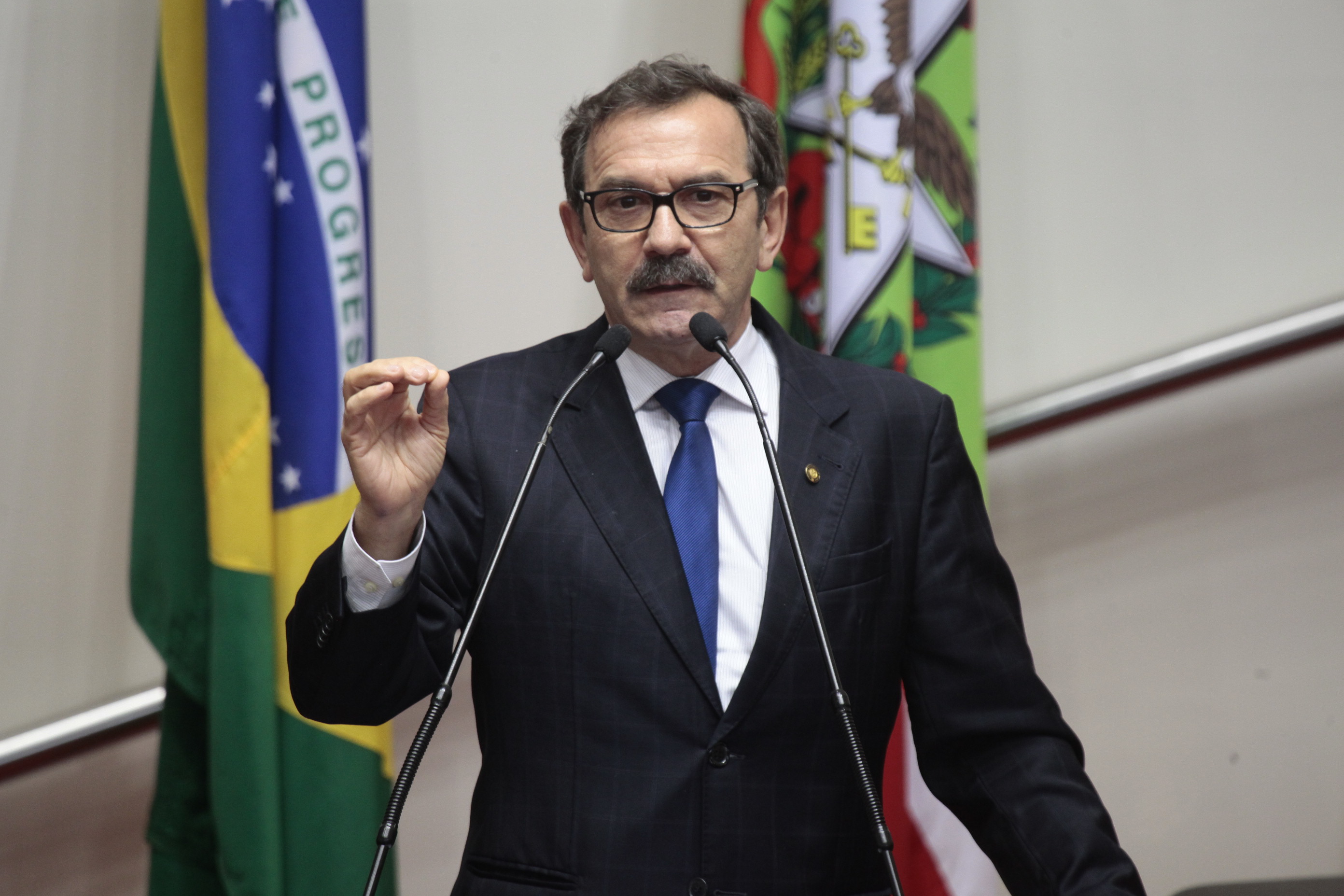 Sessão Ordinária da Assembleia Legislativa do Estado de Santa Catarina. Deputado Serafim Venzon (PSDB) - Foto: Miriam Zomer/Agência AL