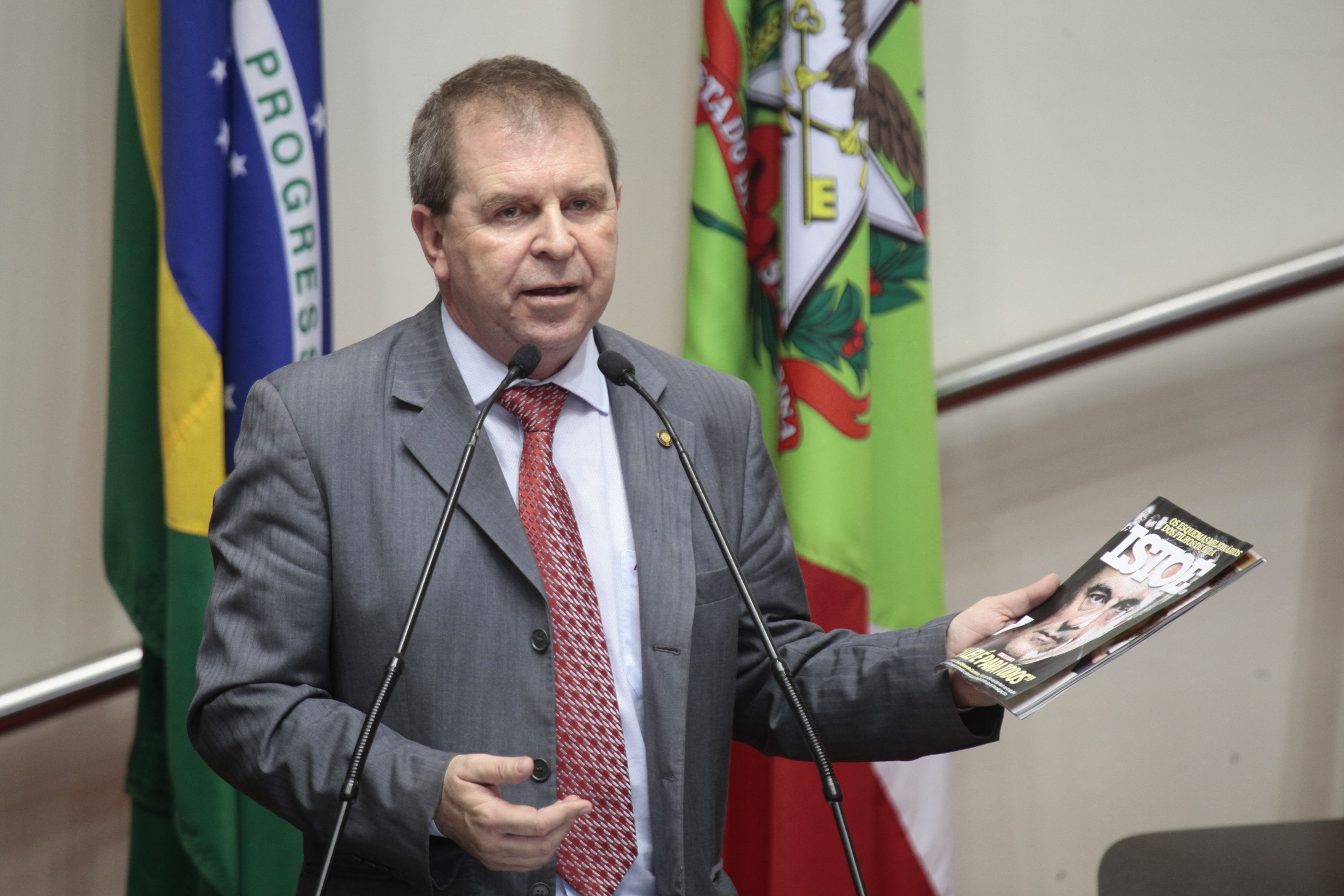 Sessão Ordinária da Assembleia Legislativa do Estado de Santa Catarina. Deputado Maurício Eskudlark (PSD)  - Foto: Miriam Zomer/Agência AL
