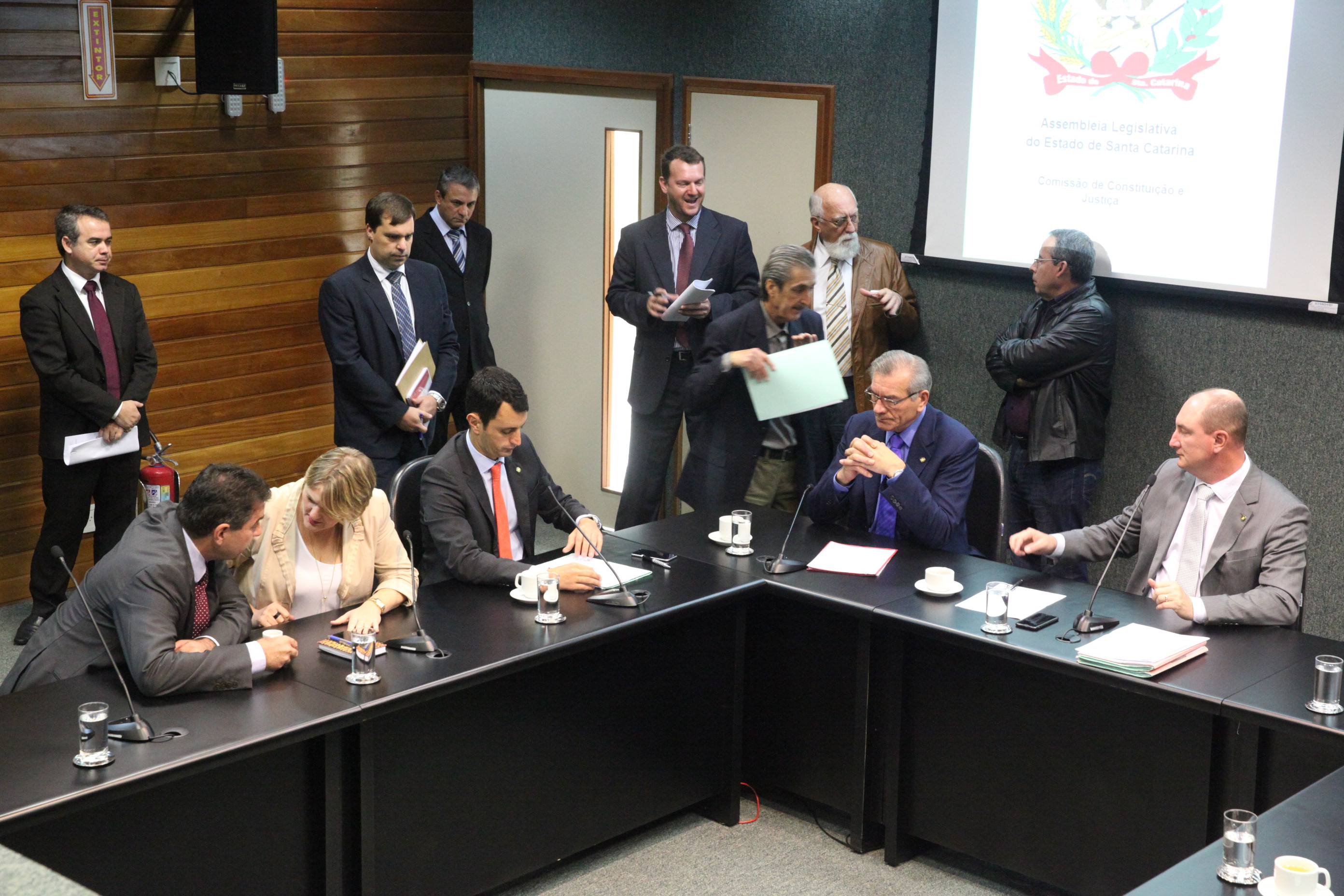 Reunião da Comissão de Constituição e Justiça. Foto: Jonas Lemos / Agência AL
