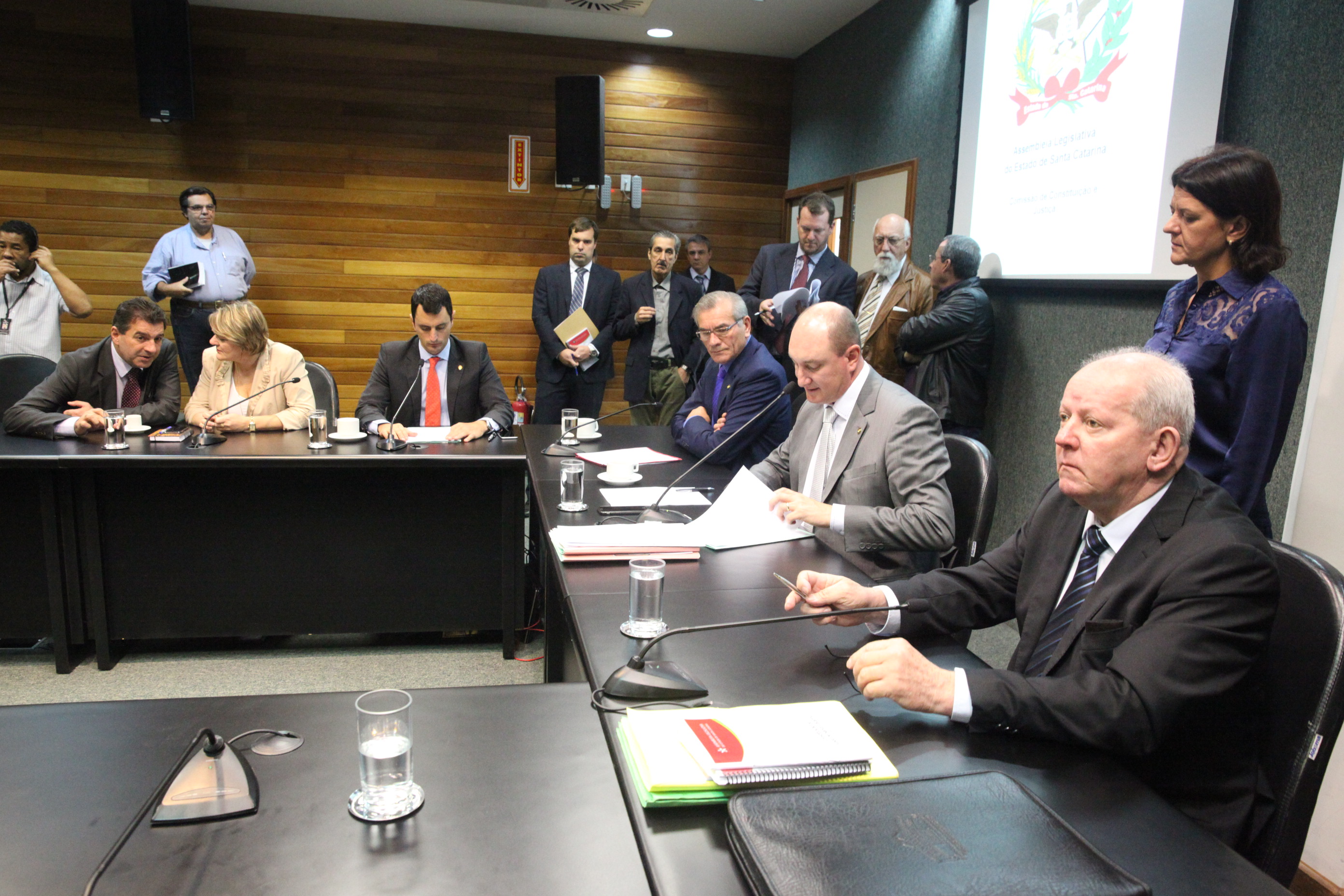 Reunião da Comissão de Constituição e Justiça. Foto: Jonas Lemos / Agência AL
