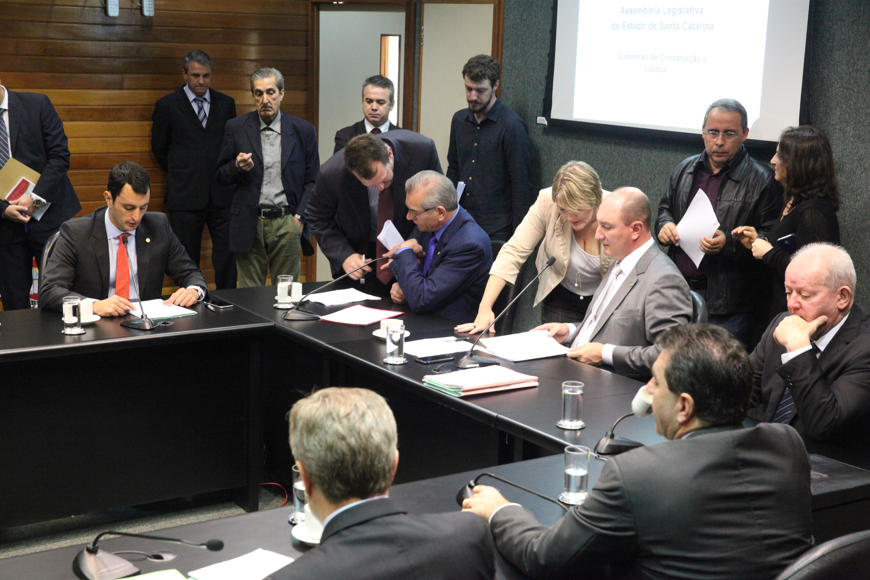 Reunião da Comissão de Constituição e Justiça. Foto: Jonas Lemos / Agência AL
