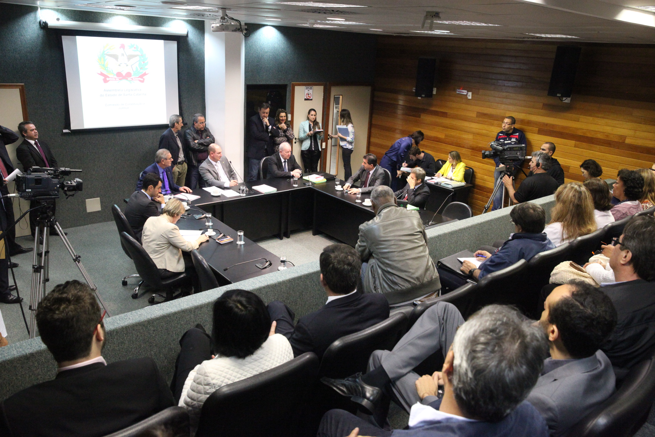 Reunião da Comissão de Constituição e Justiça. Foto: Jonas Lemos / Agência AL