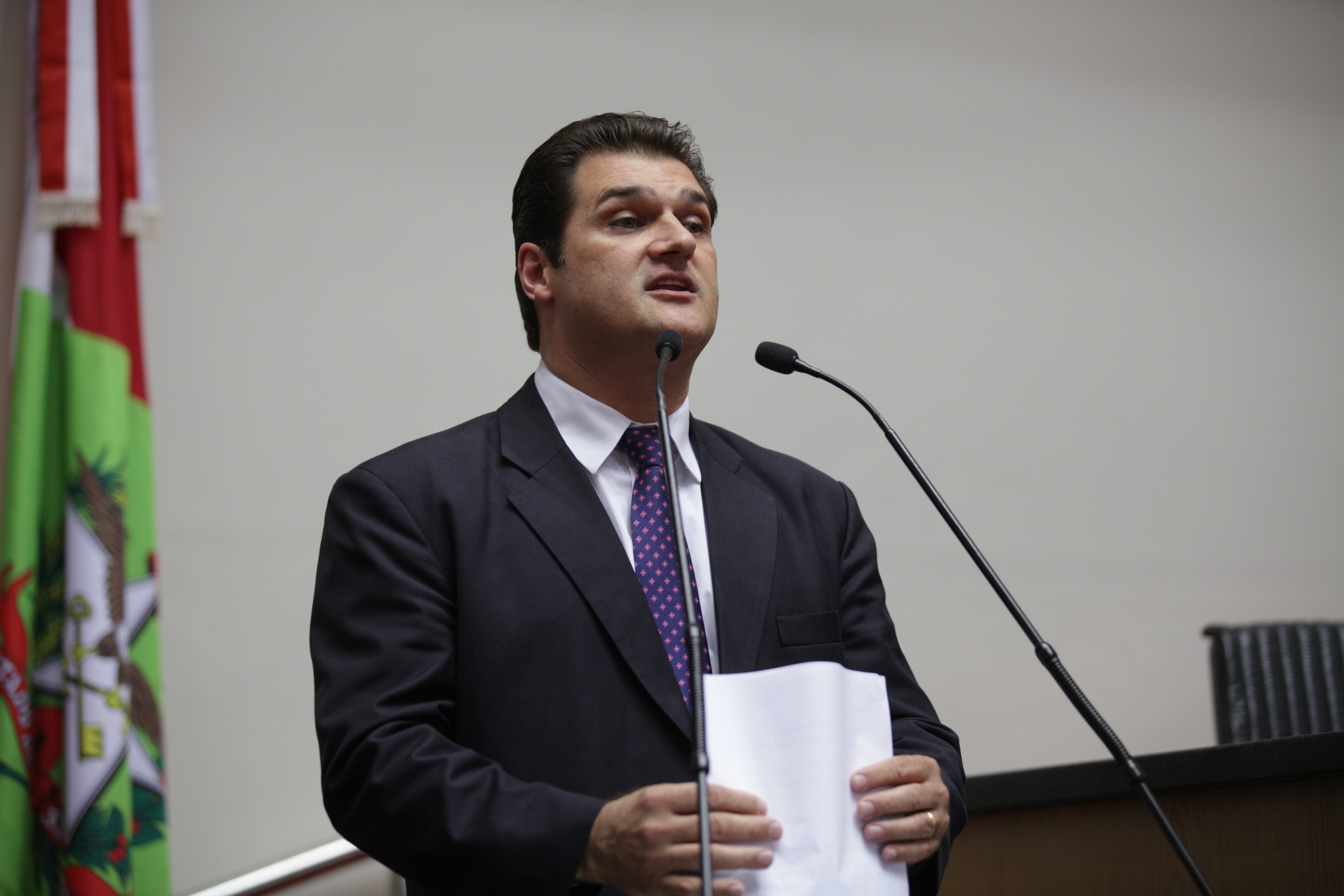 Sessão Plenária. Deputado Claiton Salvaro (PSB) -  Foto: Solon Soares/Agência AL
