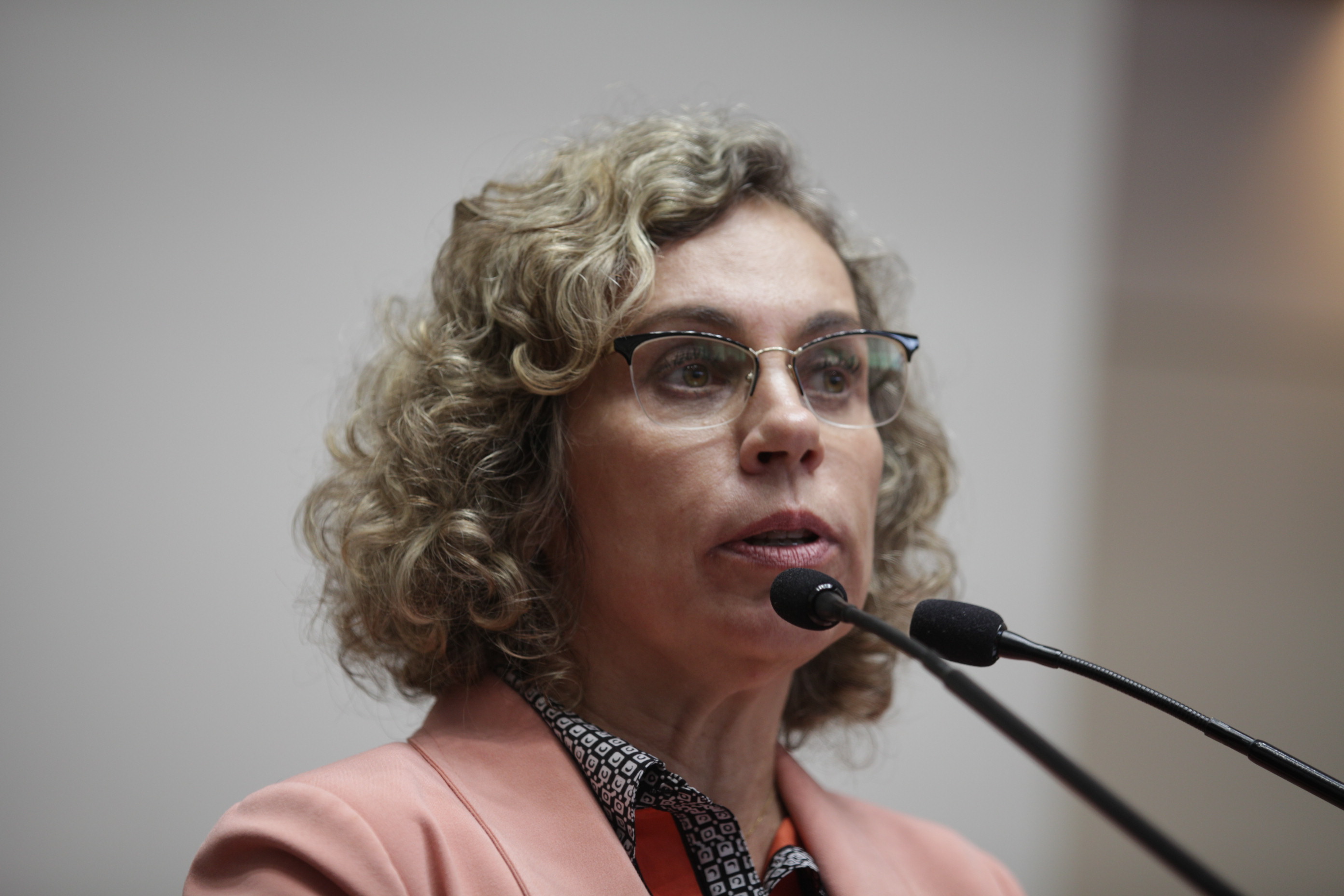 Sessão Plenária. Deputada Ana Paula Lima (PT)  - Foto: Solon Soares/Agência AL