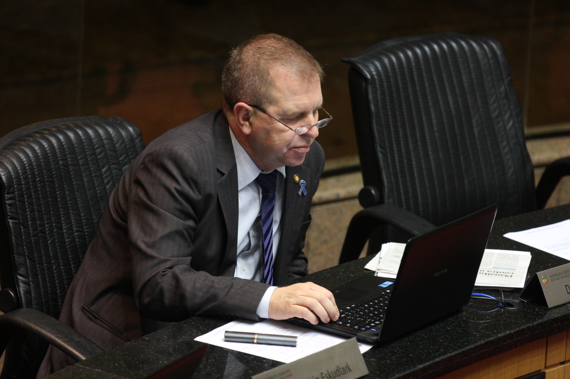Sessão Ordinária. Deputado Maurício Eskudlark (PSD). Foto: Yuri Santos / Agência AL