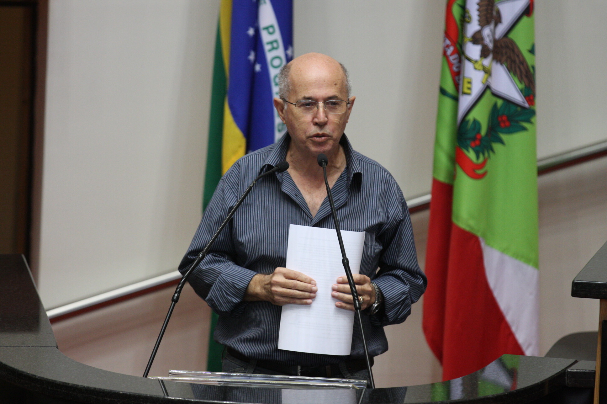 Antônio Marcos de Souza, presidente da RSH, ocupou a tribuna da Assembleia