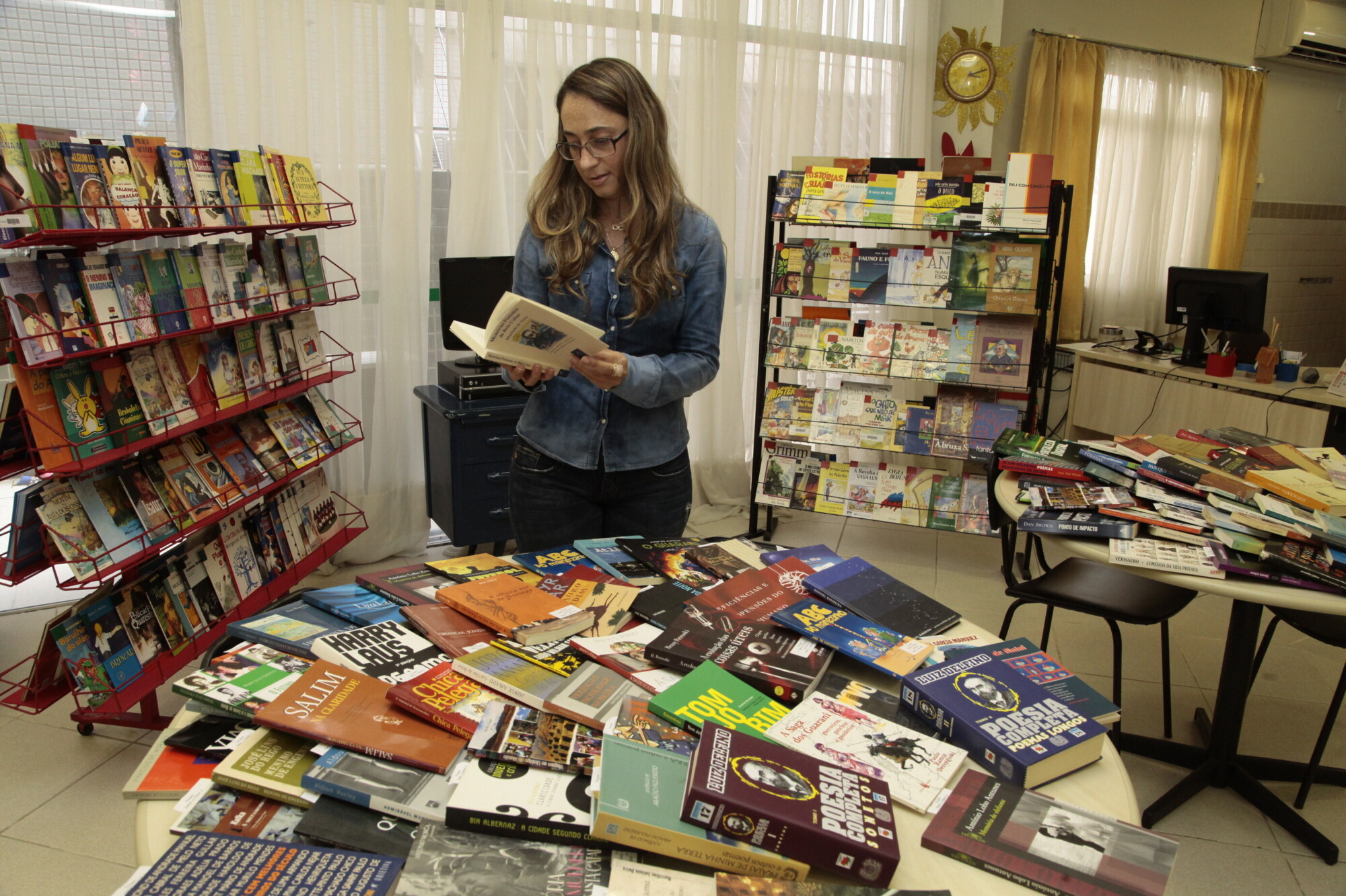 Patrícia Firmino, administradora da Biblioteca Pública do Estado