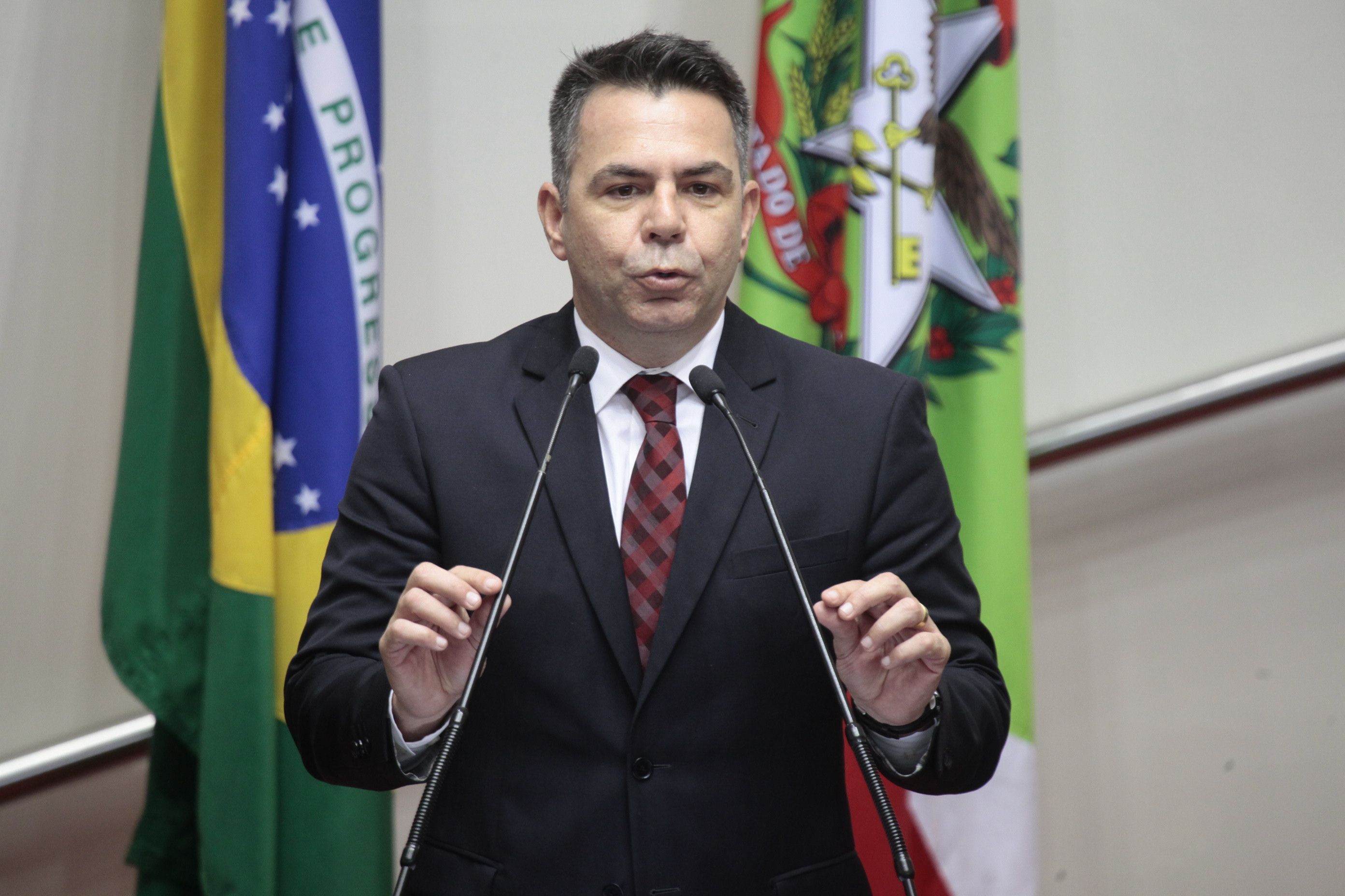 Sessão Ordinária. Deputado Luiz Fernando Vampiro (PMDB)  Foto: Miriam Zomer/Agência AL