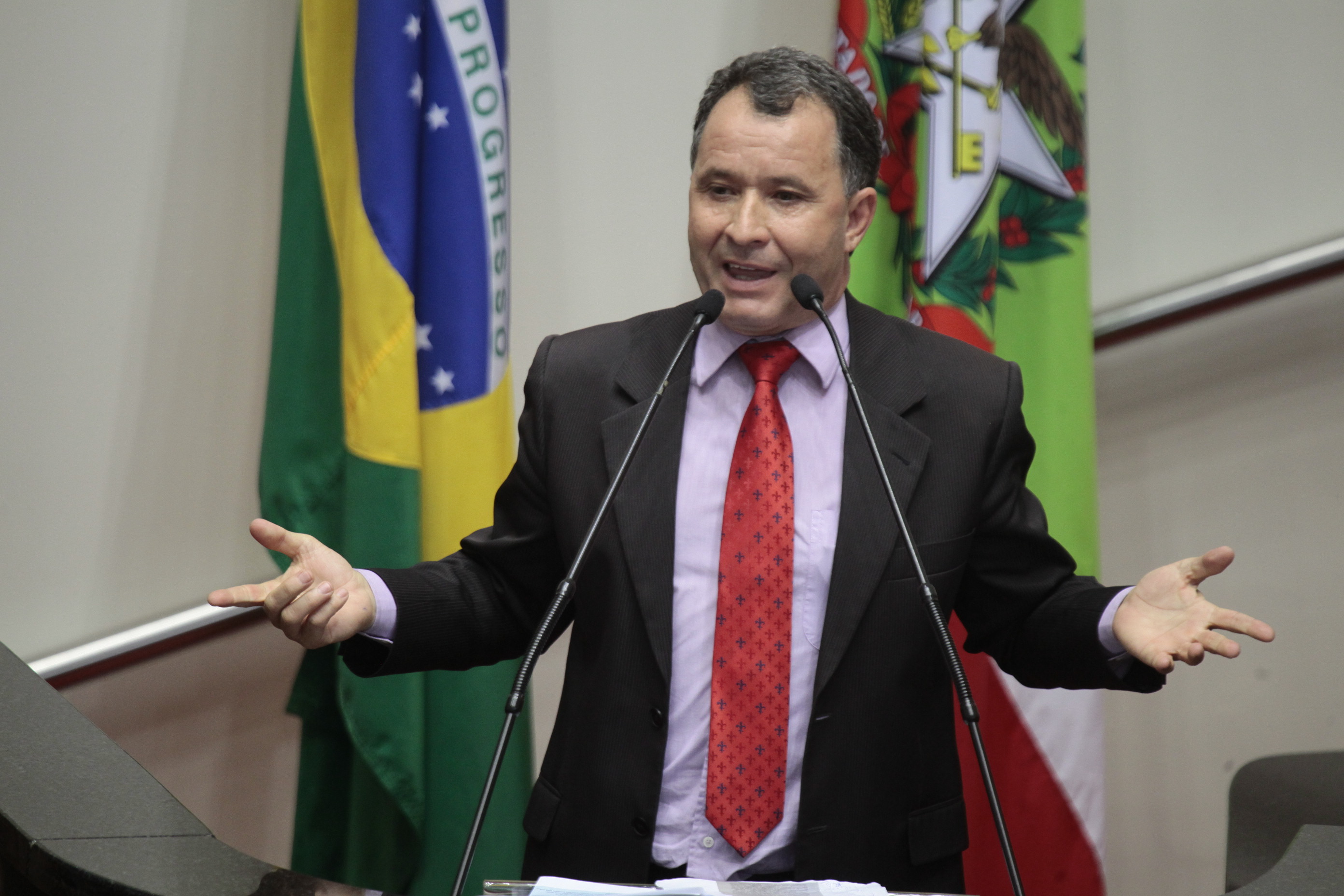 Sessão Ordinária. Deputado Darci de Matos (PSD) - Foto: Miriam Zomer/Agência AL