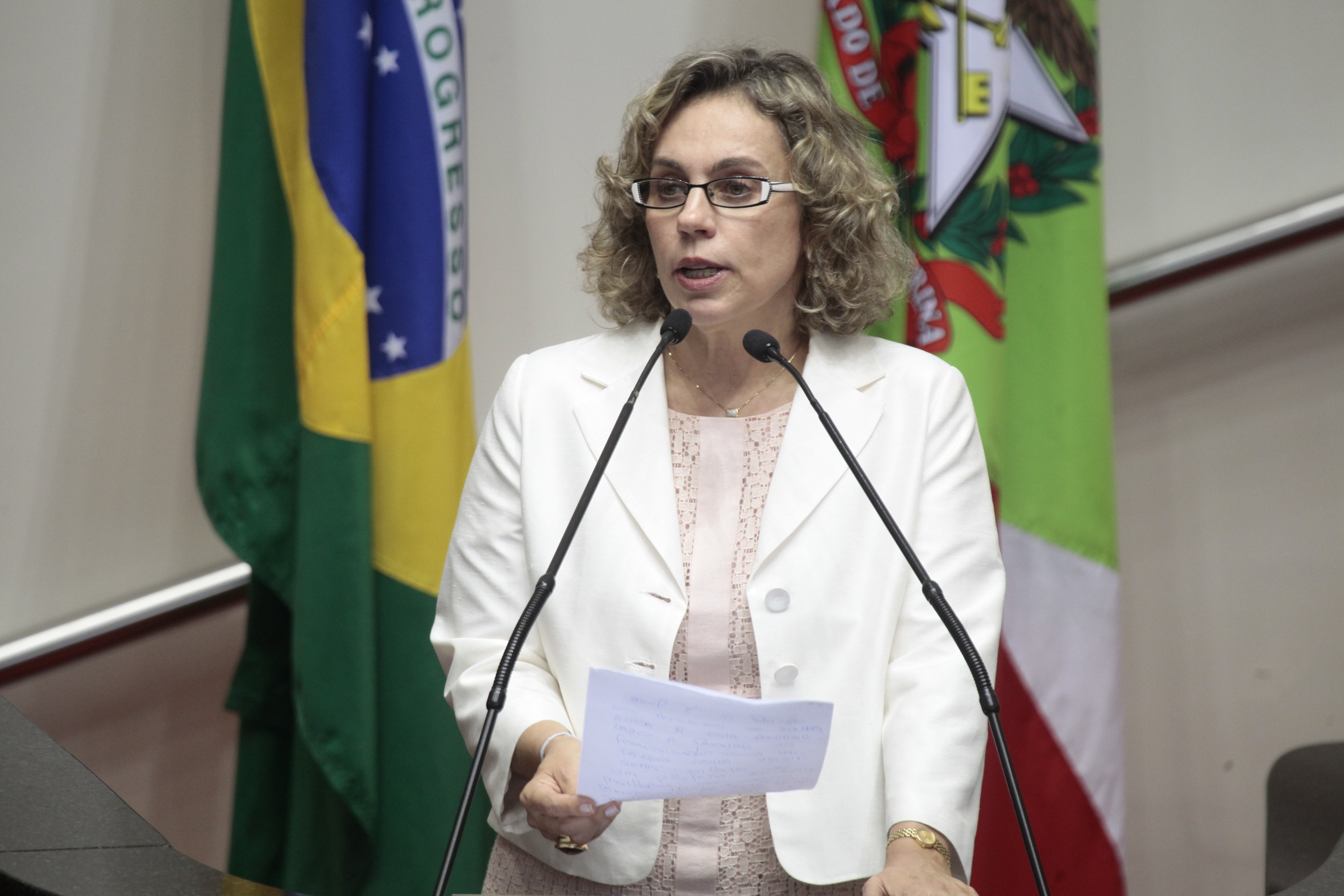 Sessão Ordinária. Deputada Ana Paula Lima (PT) - Foto: Miriam Zomer/Agência AL