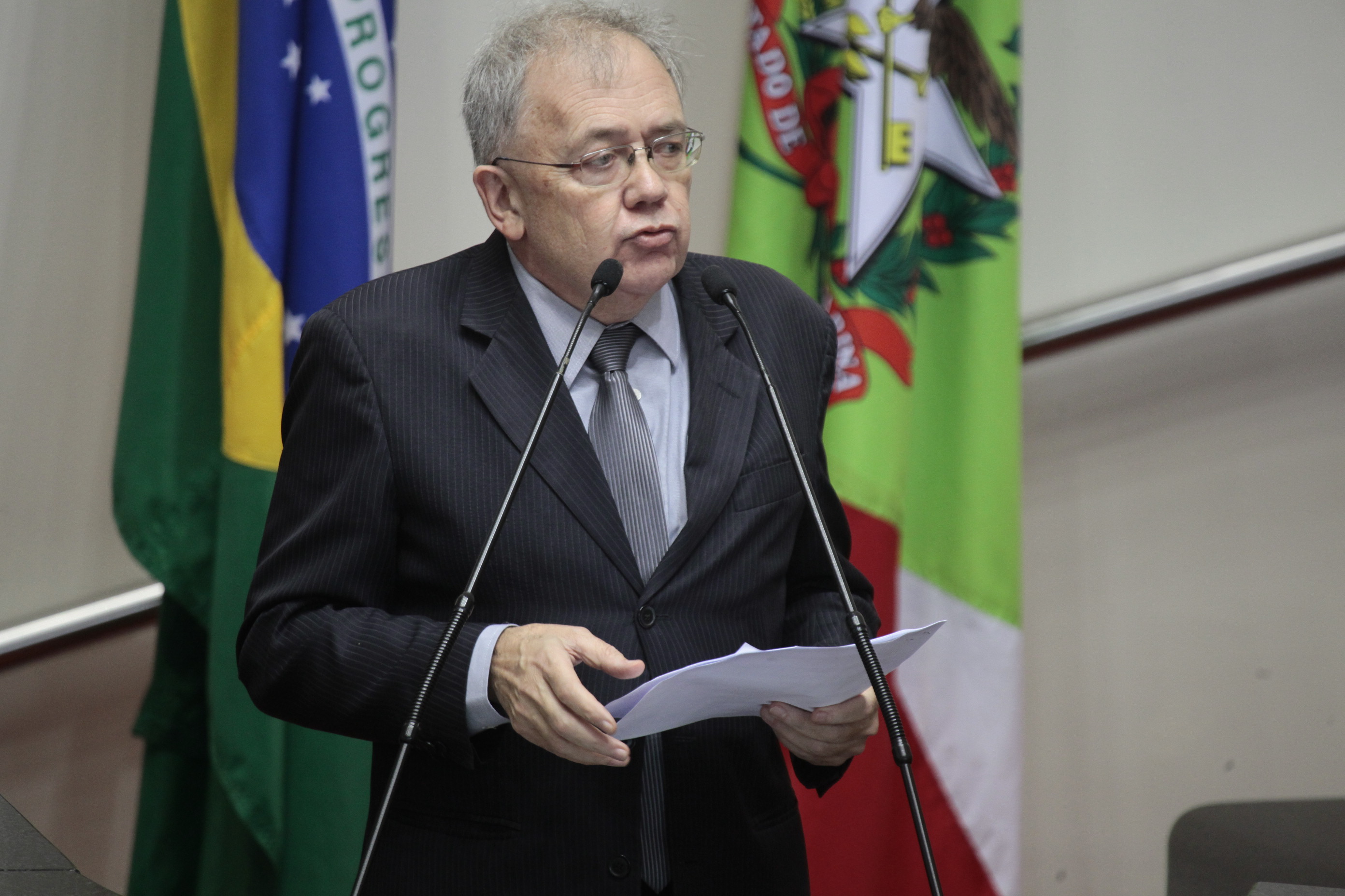 Sessão Ordinária. Deputado Fernando Coruja (PMDB) - Foto: Miriam Zomer/Agência AL