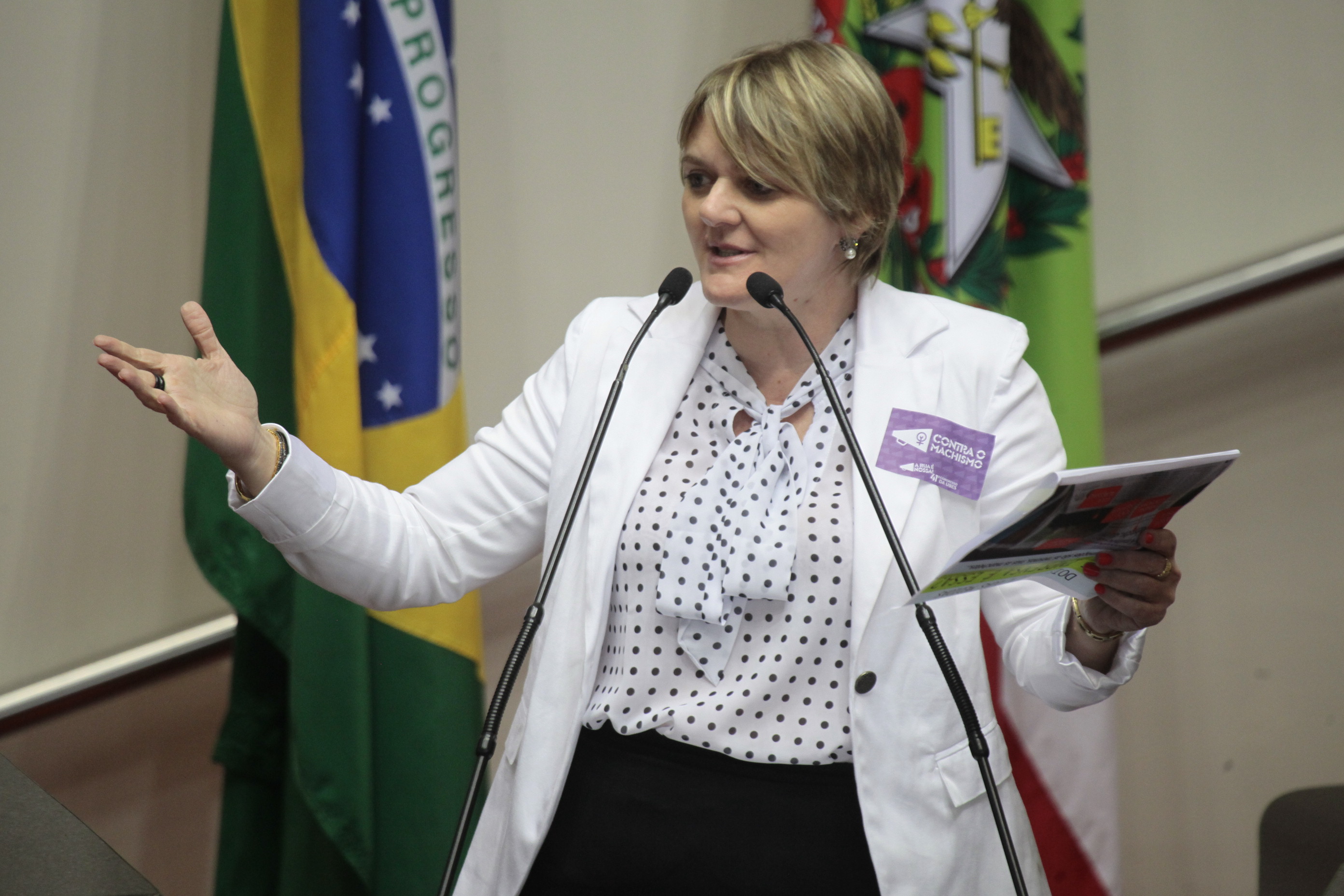 Sessão Ordinária. Deputada Luciane Carminatti (PT) - Foto: Miriam Zomer/Agência AL