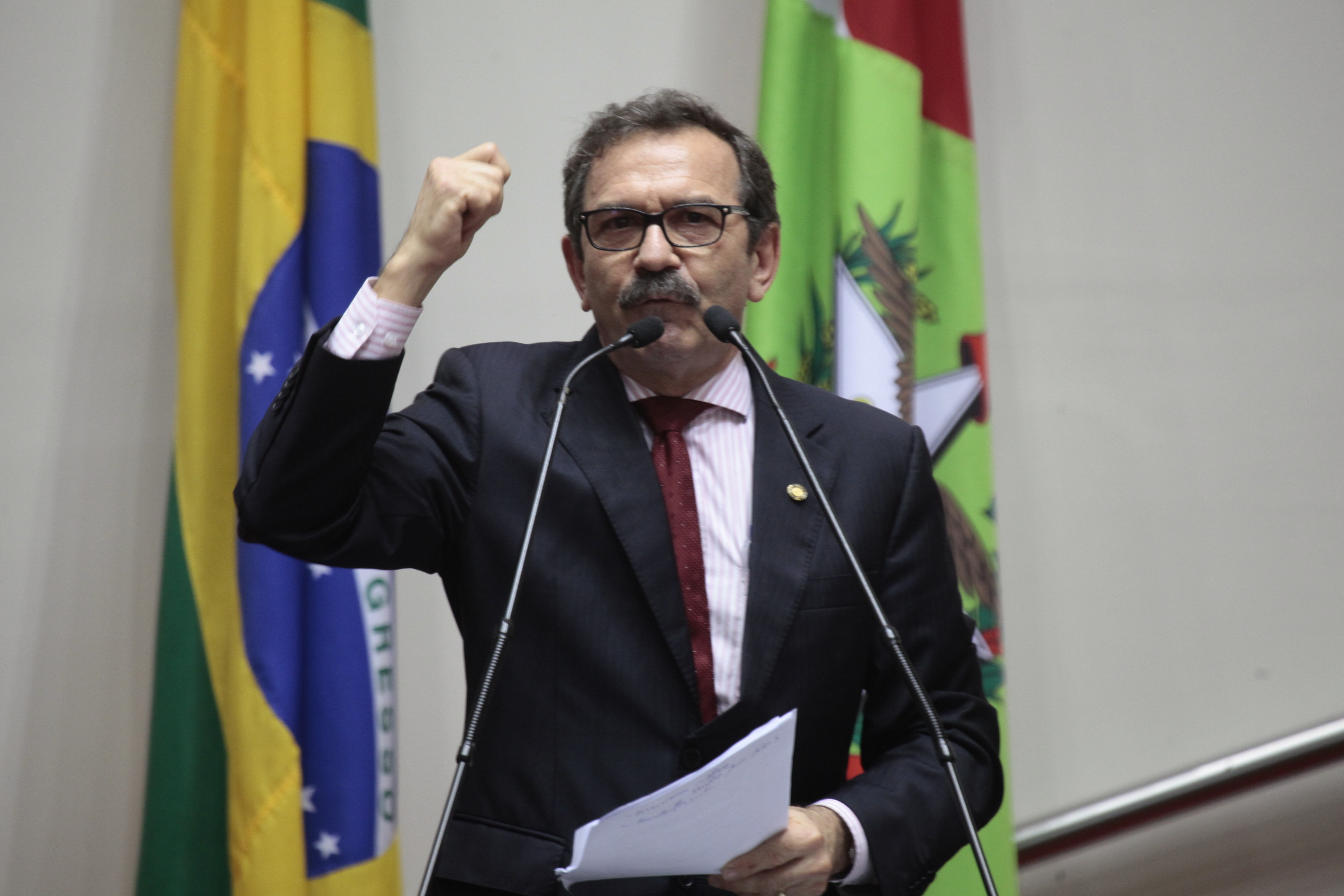 Sessão Ordinária. Deputado Serafim Venzon (PSDB) - Foto: Miriam Zomer/Agência AL