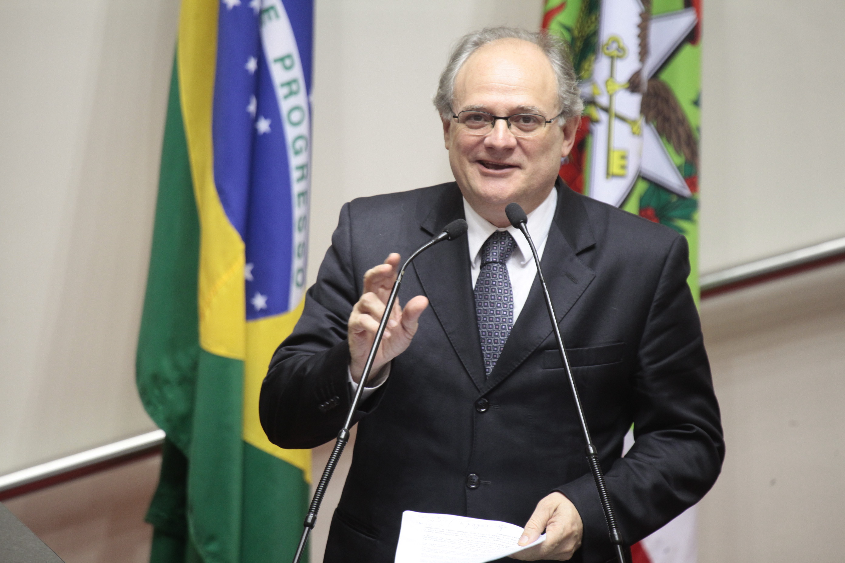 Sessão Ordinária. Deputado Vicente Caropreso (PSDB) - Foto: Miriam Zomer/Agência AL
