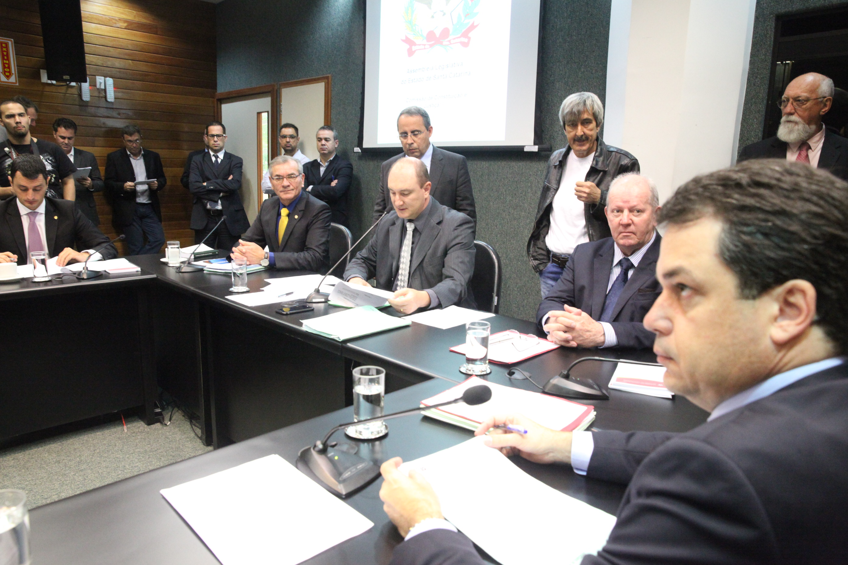 Reunião da Comissão de Constituição e Justiça. Foto: Jonas Lemos / Agência AL
