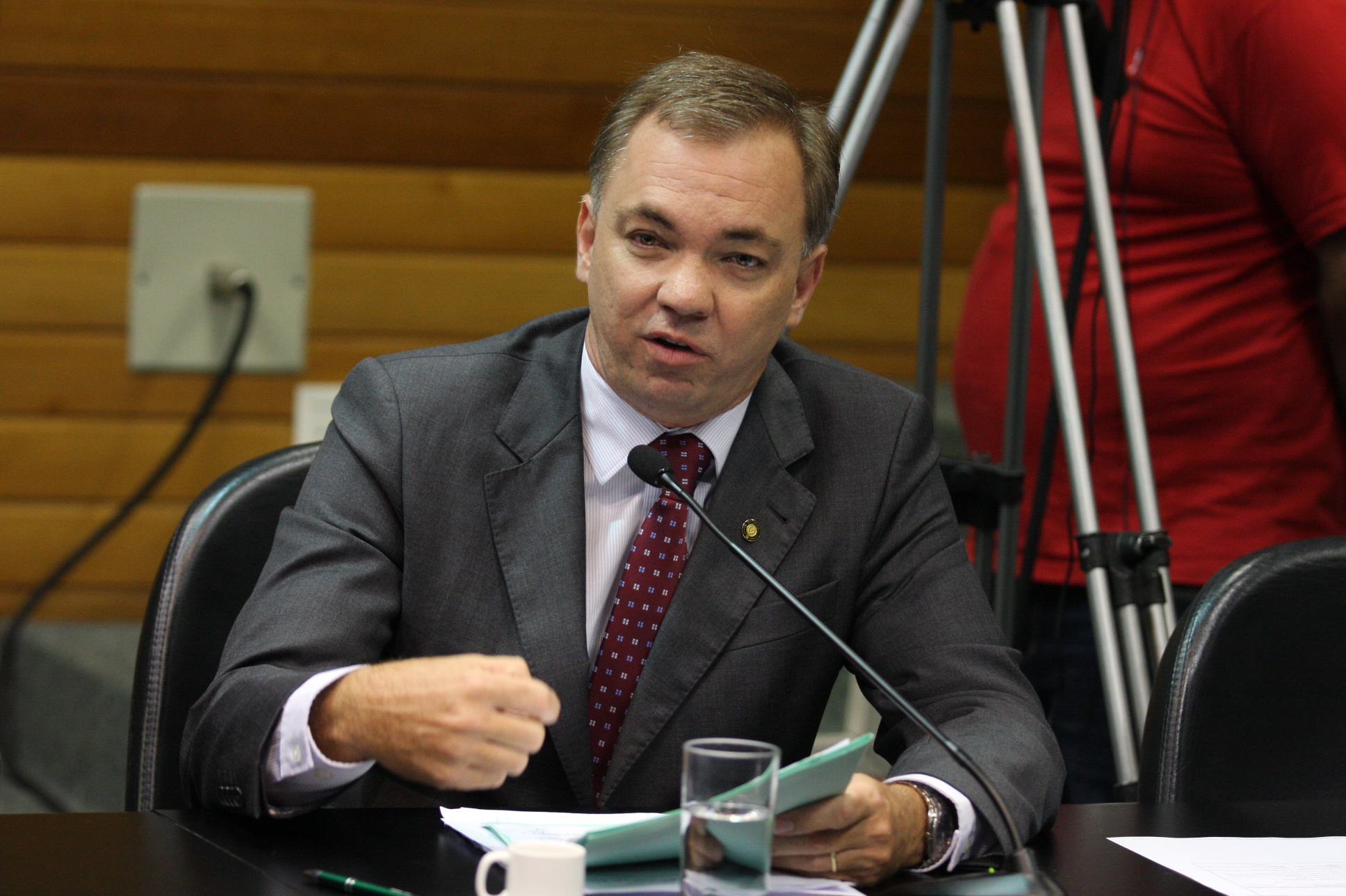 Comissão de Finanças e Tributação. Deputado Gean Loureiro (PMDB). Foto: Yuri Santos / Agência AL