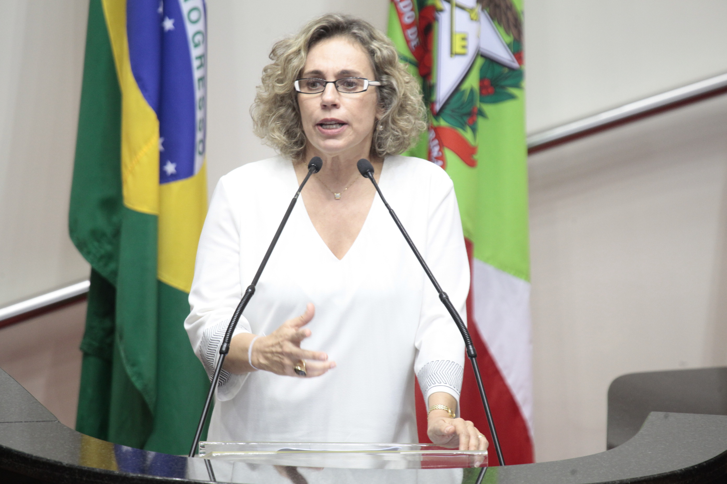 Sessão Ordinária. Deputada Ana Paula Lima (PT) - Foto: Miriam Zomer/Agência AL
