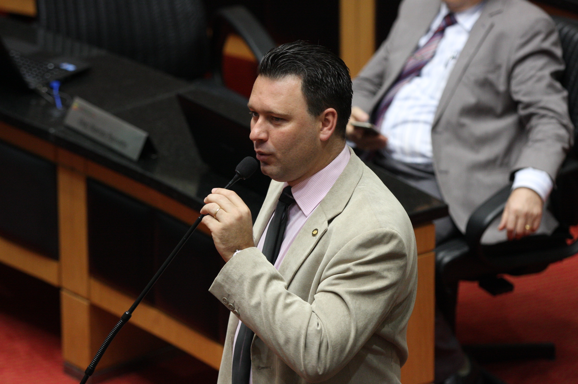 Sessão Ordinária. Deputado Julio Ronconi (PSB). Foto: Yuri Santos / Agência AL