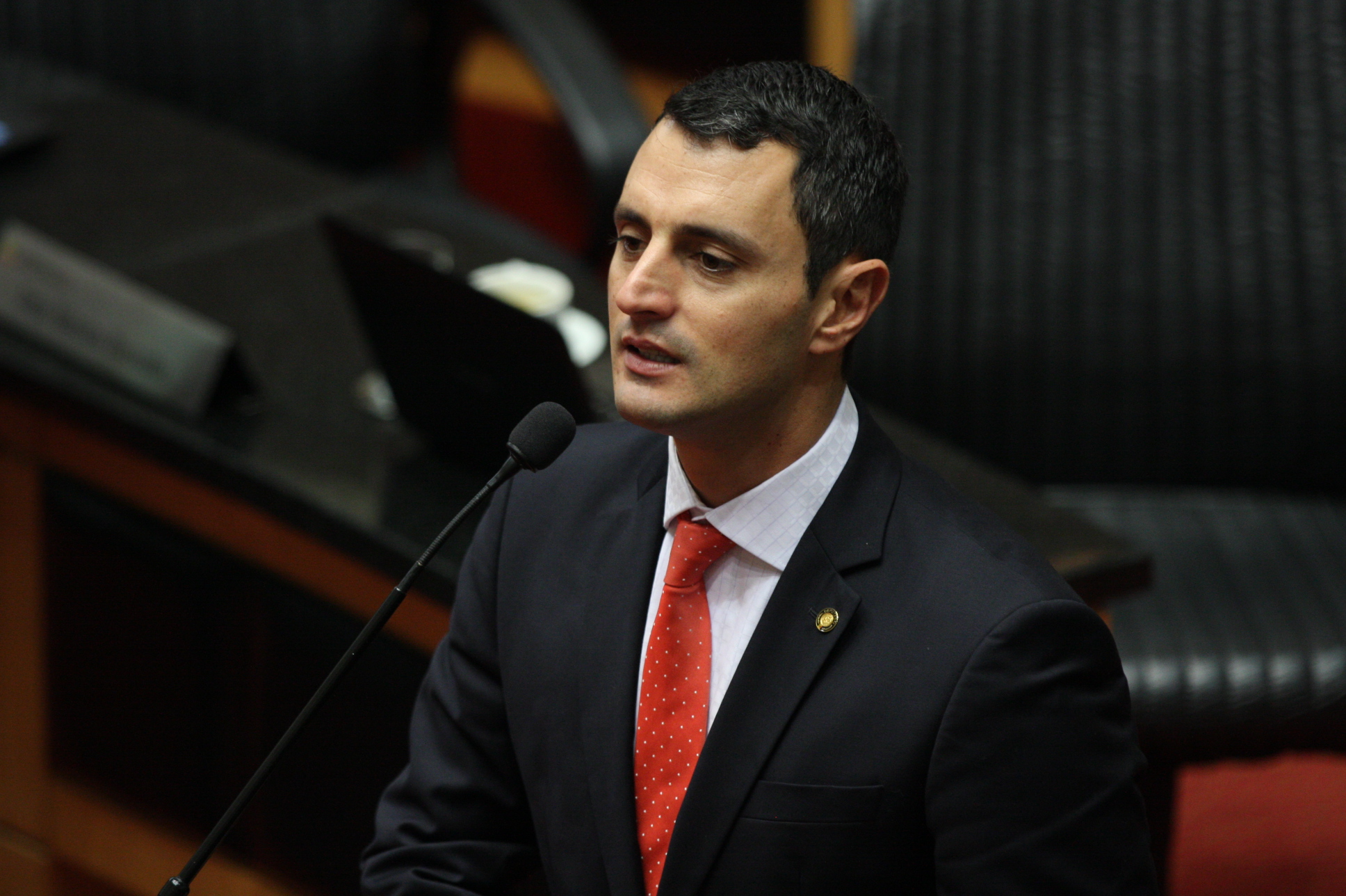 Sessão Ordinária. Deputado João Amin (PP). Foto: Yuri Santos / Agência AL