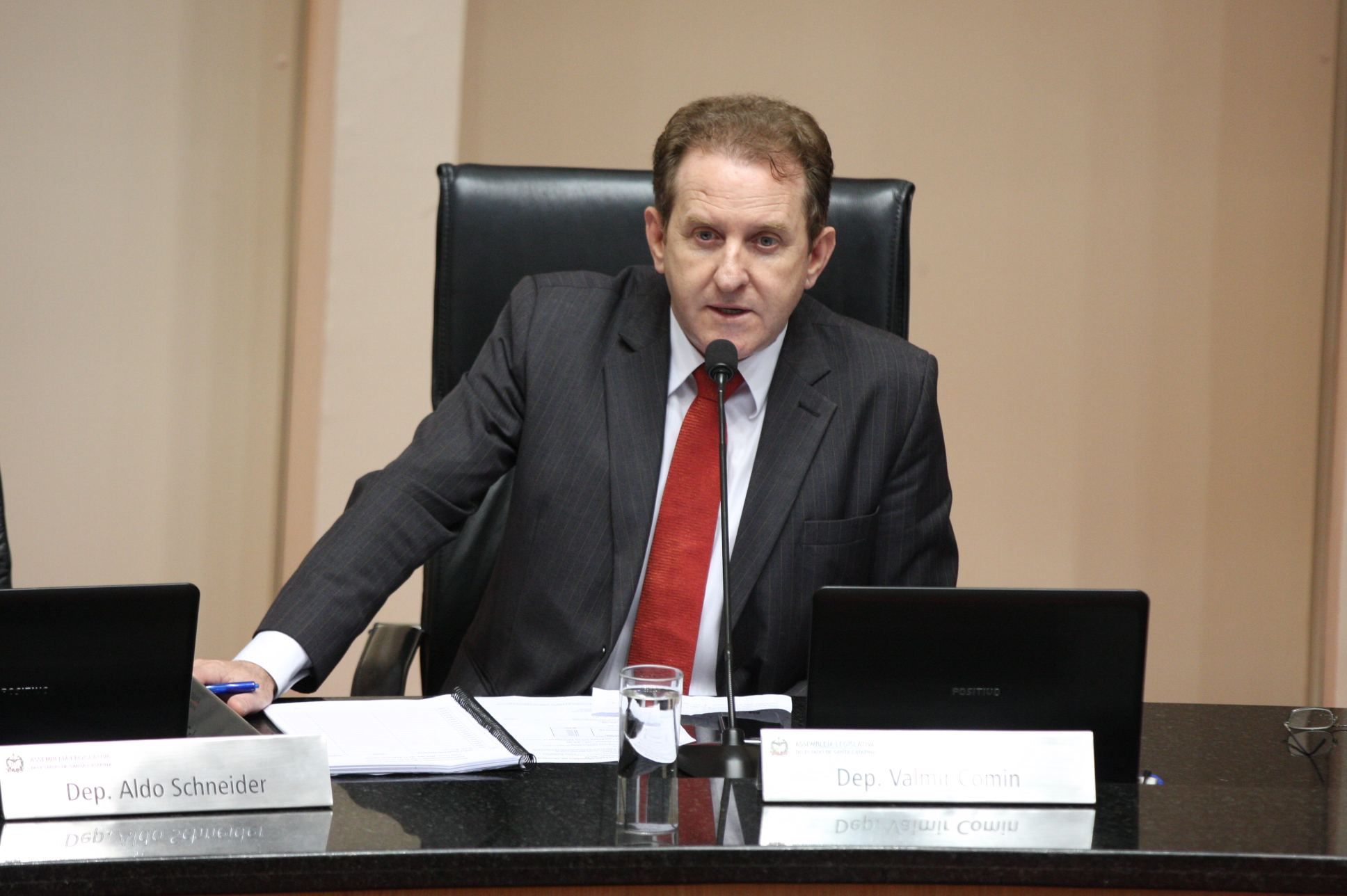 Sessão Ordinária. Deputado Valmir Comin (PP). Foto: Yuri Santos / Agência AL