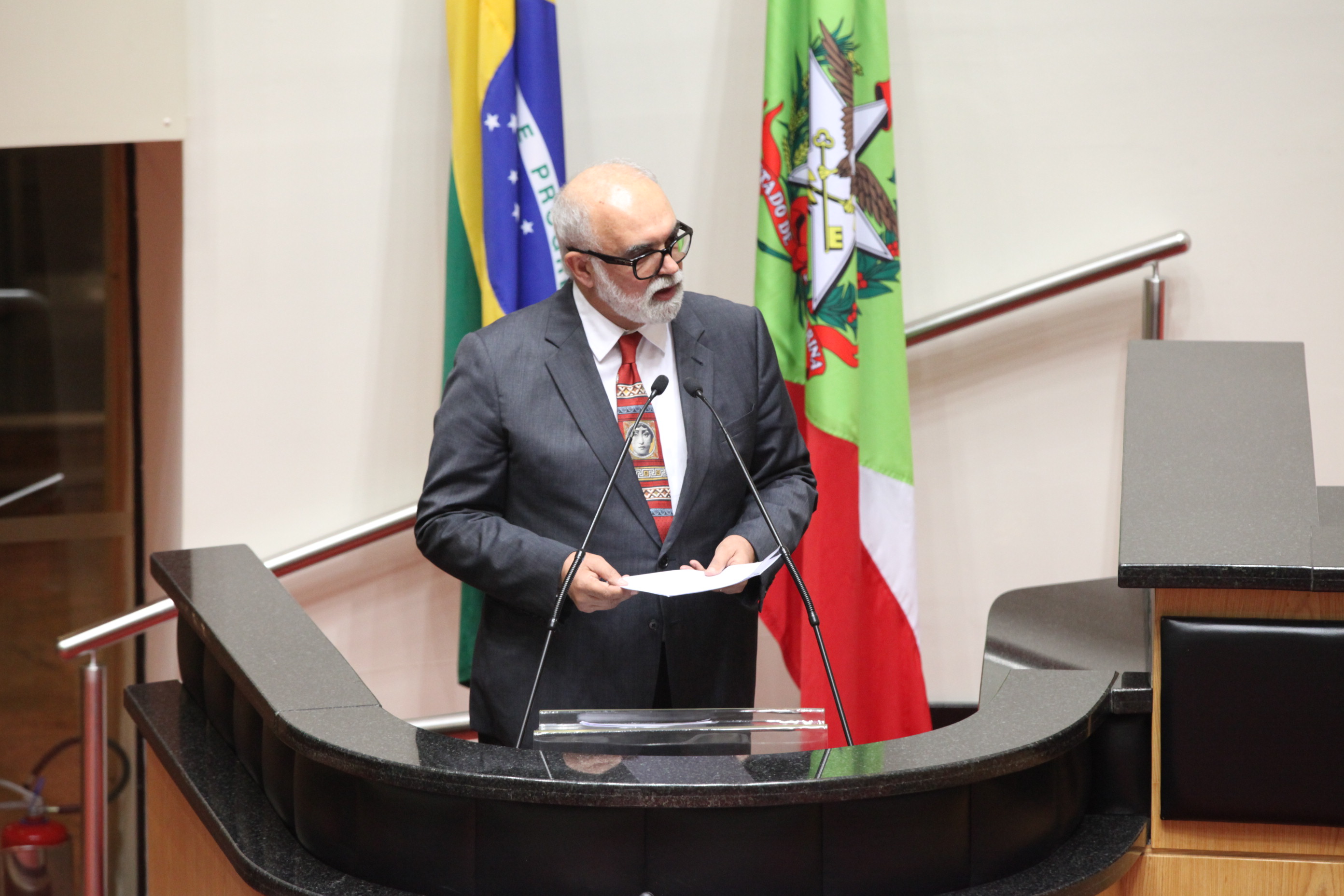 Roberto Costa. Sessão Especial em homenagem aos 10 anos da Associação Floripamanhã. Foto: Fábio Queiroz / Agência AL