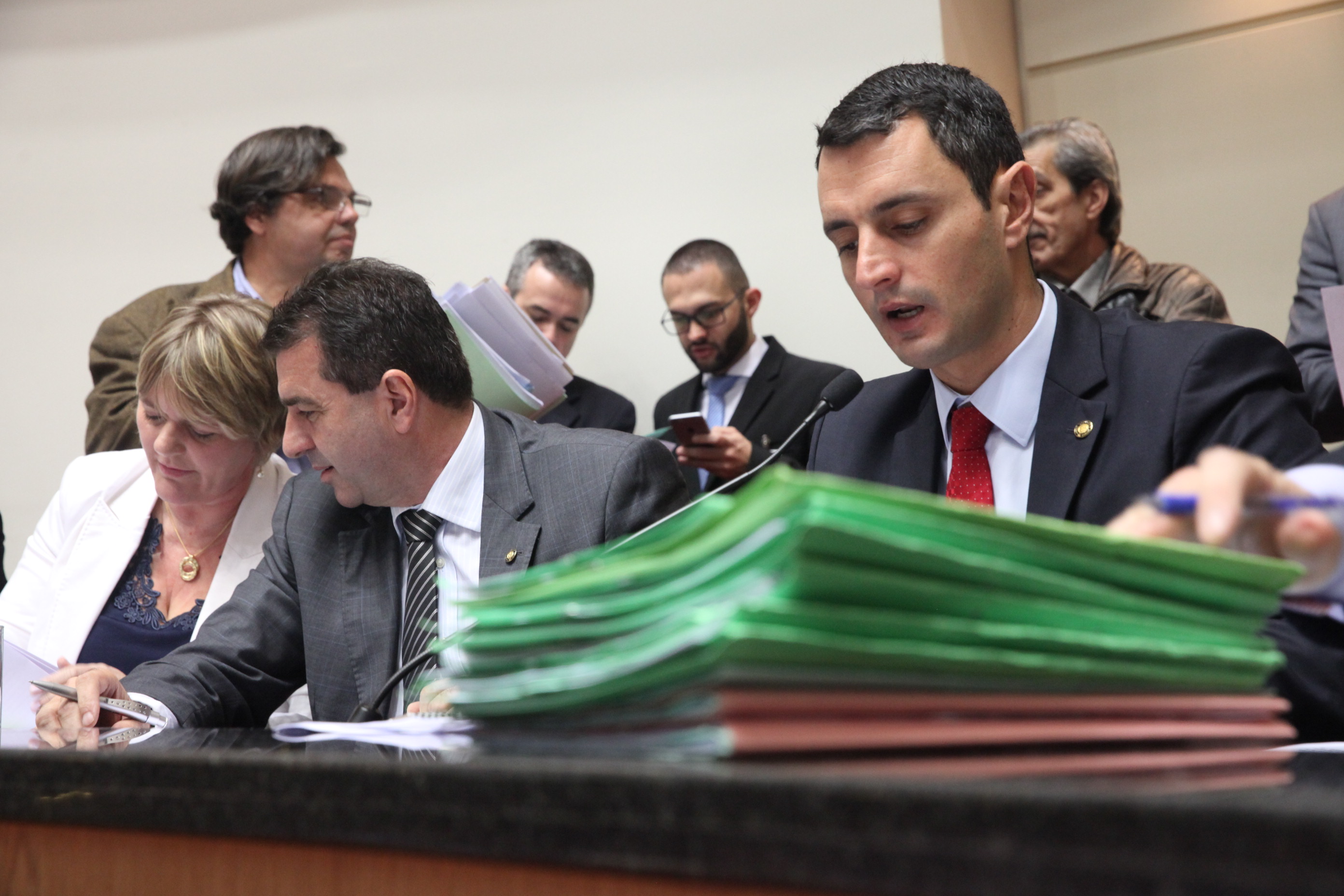 Reunião da Comissão de Constituição e Justiça. Foto: Fábio Queiroz / Agência AL