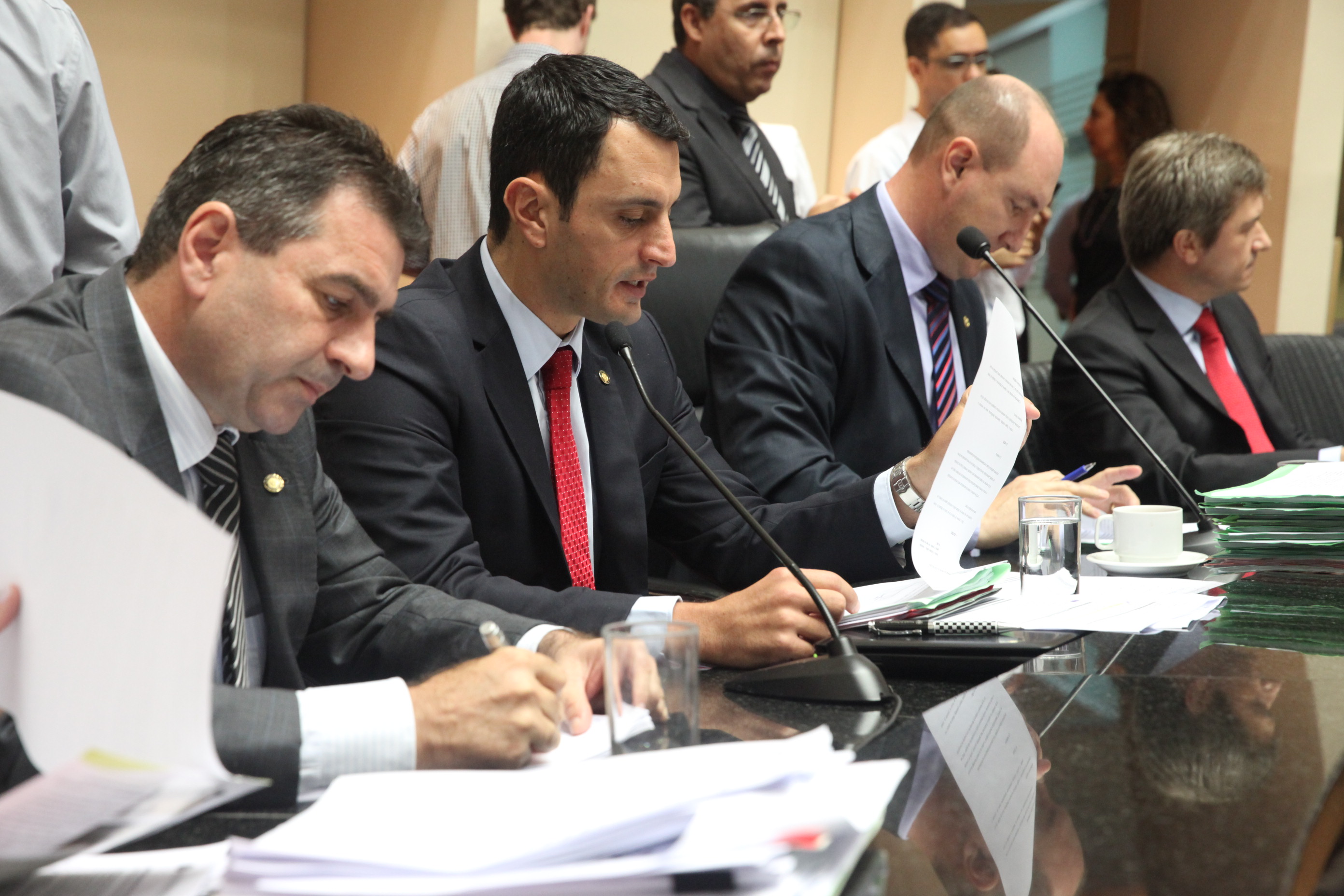 Reunião da Comissão de Constituição e Justiça. Foto: Fábio Queiroz / Agência AL