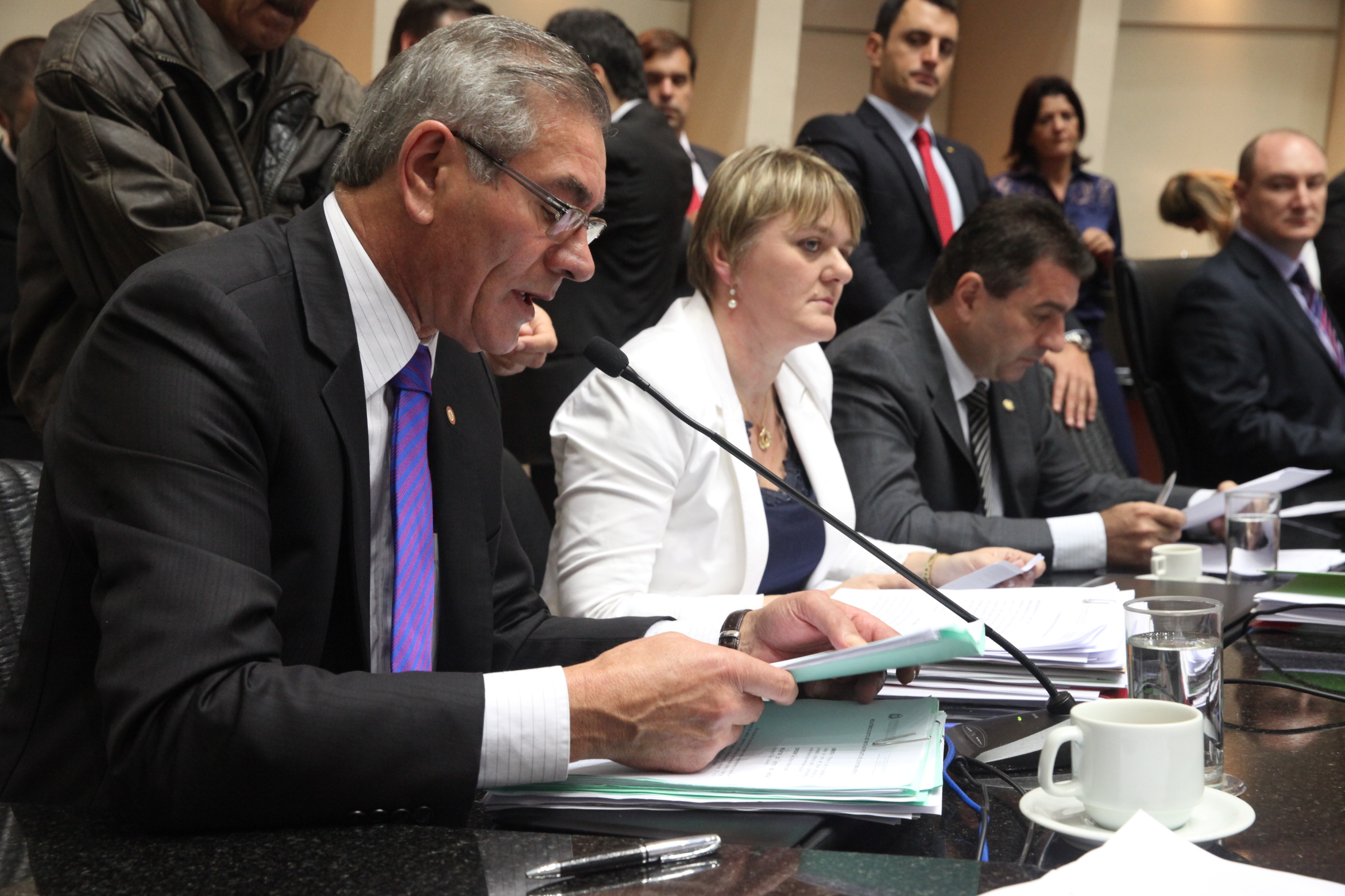 Reunião da Comissão de Constituição e Justiça. Foto: Fábio Queiroz / Agência AL