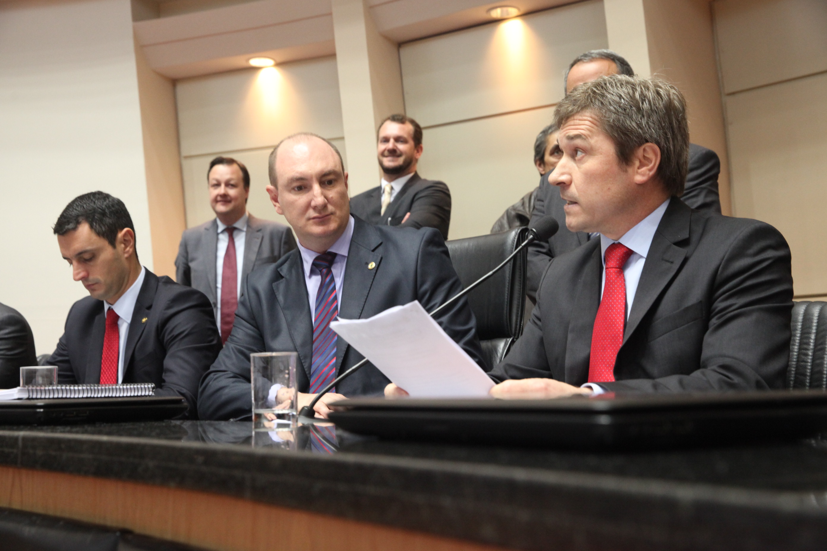 Reunião da Comissão de Constituição e Justiça. Foto: Fábio Queiroz / Agência AL