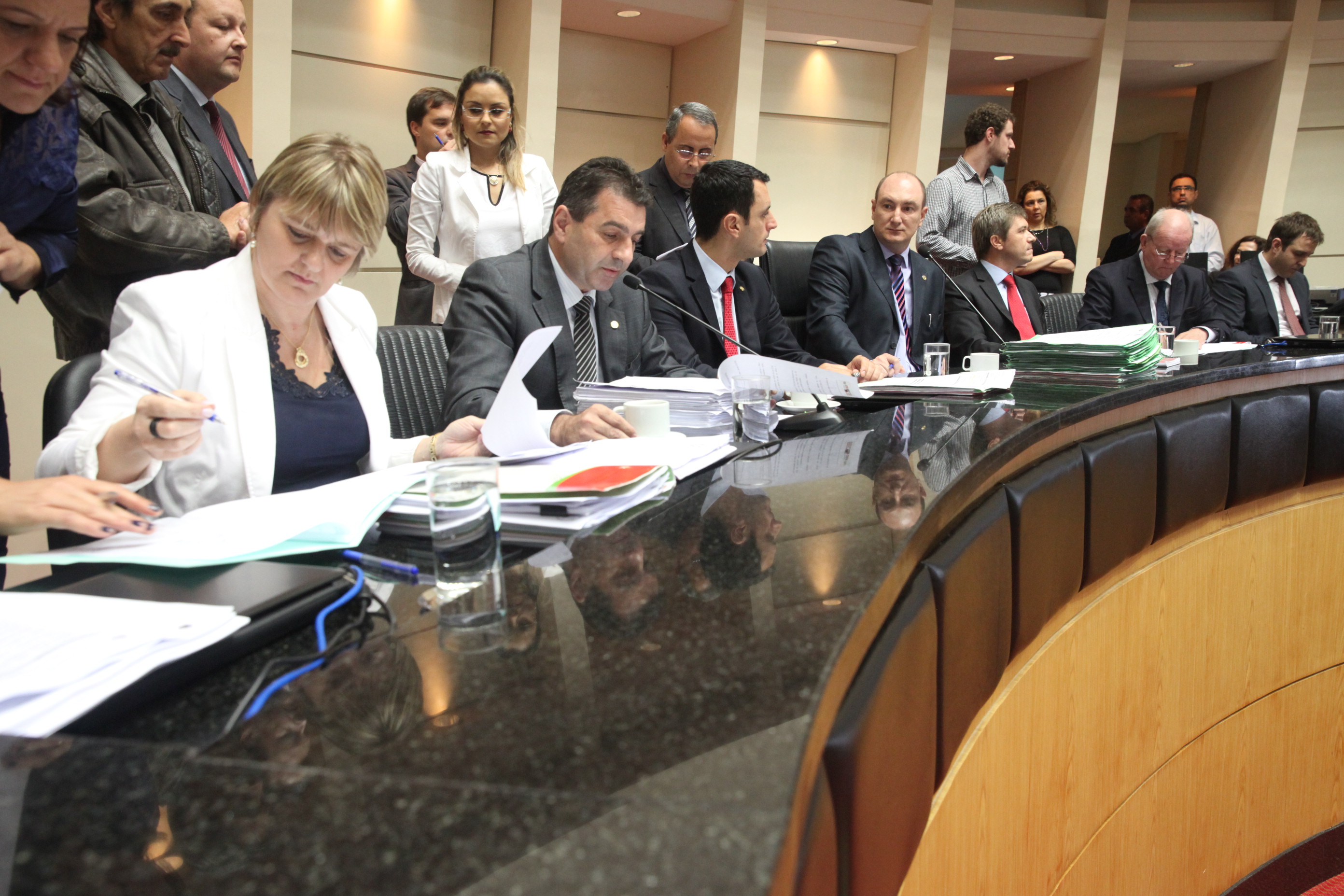 Reunião da Comissão de Constituição e Justiça. Foto: Fábio Queiroz / Agência AL
