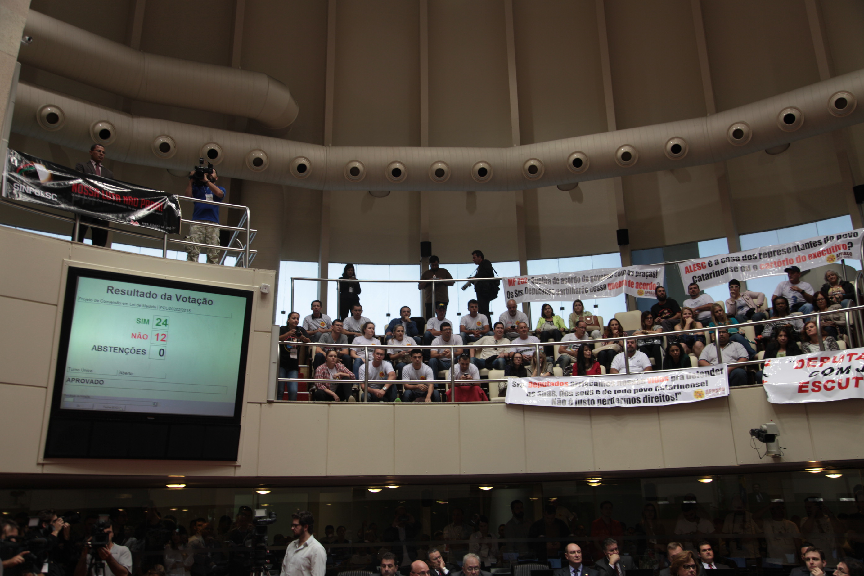 Sessão Ordinária da Assembleia Legislativa do Estado de Santa Catarina.