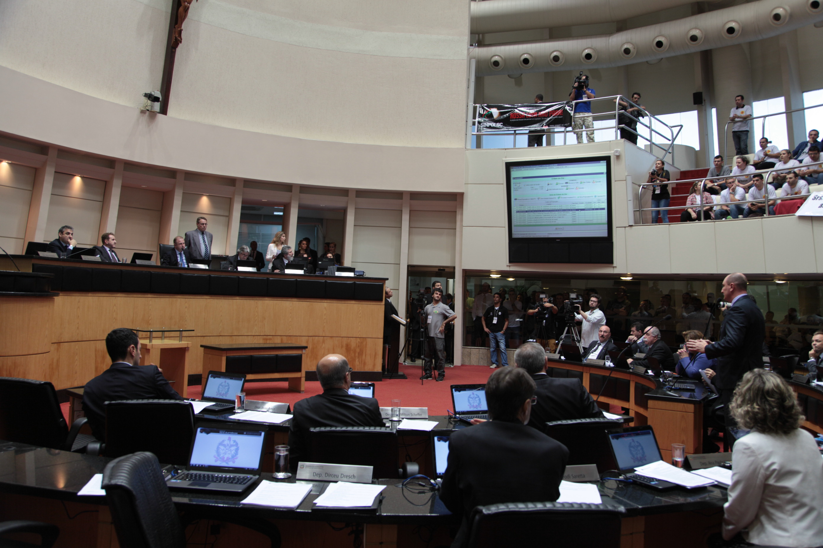 Sessão Ordinária da Assembleia Legislativa do Estado de Santa Catarina.