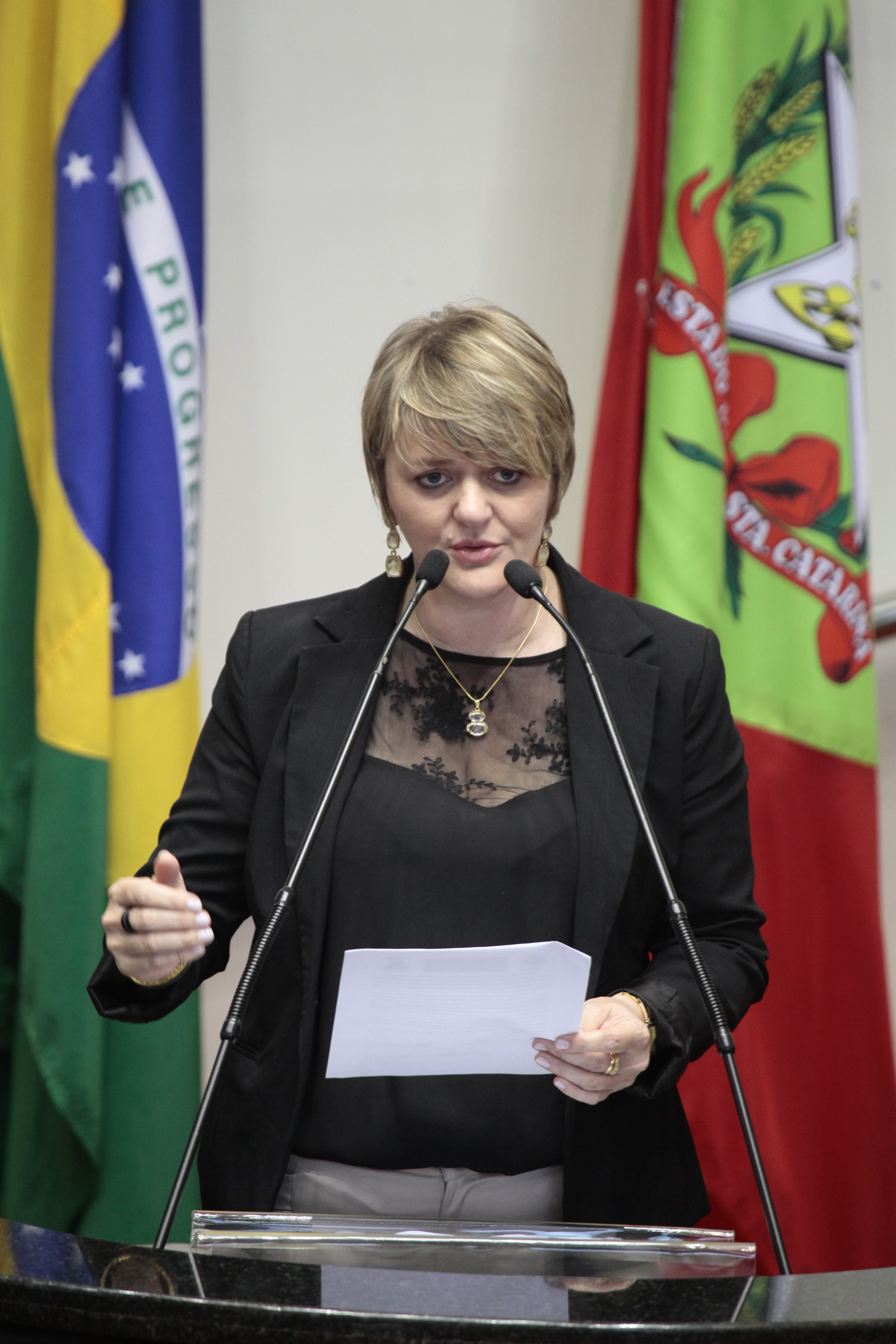 Sessão Ordinária. Deputada Luciane Carminatti (PT) - Foto: Miriam Zomer / Agência AL
