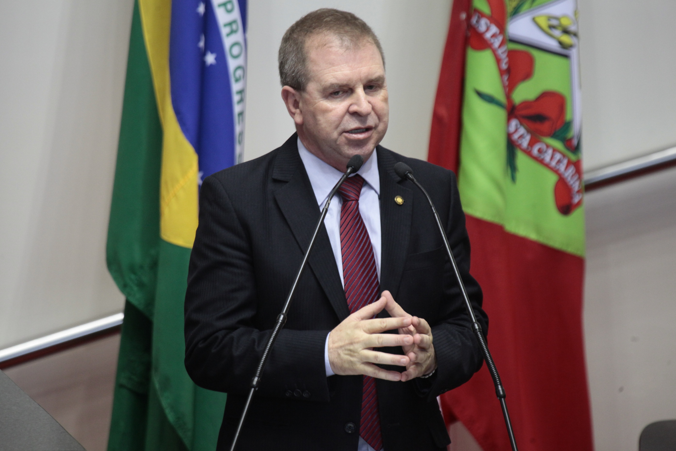 Sessão Ordinária. Deputado Maurício Eskudlark (PSD) -  Foto: Miriam Zomer / Agência AL