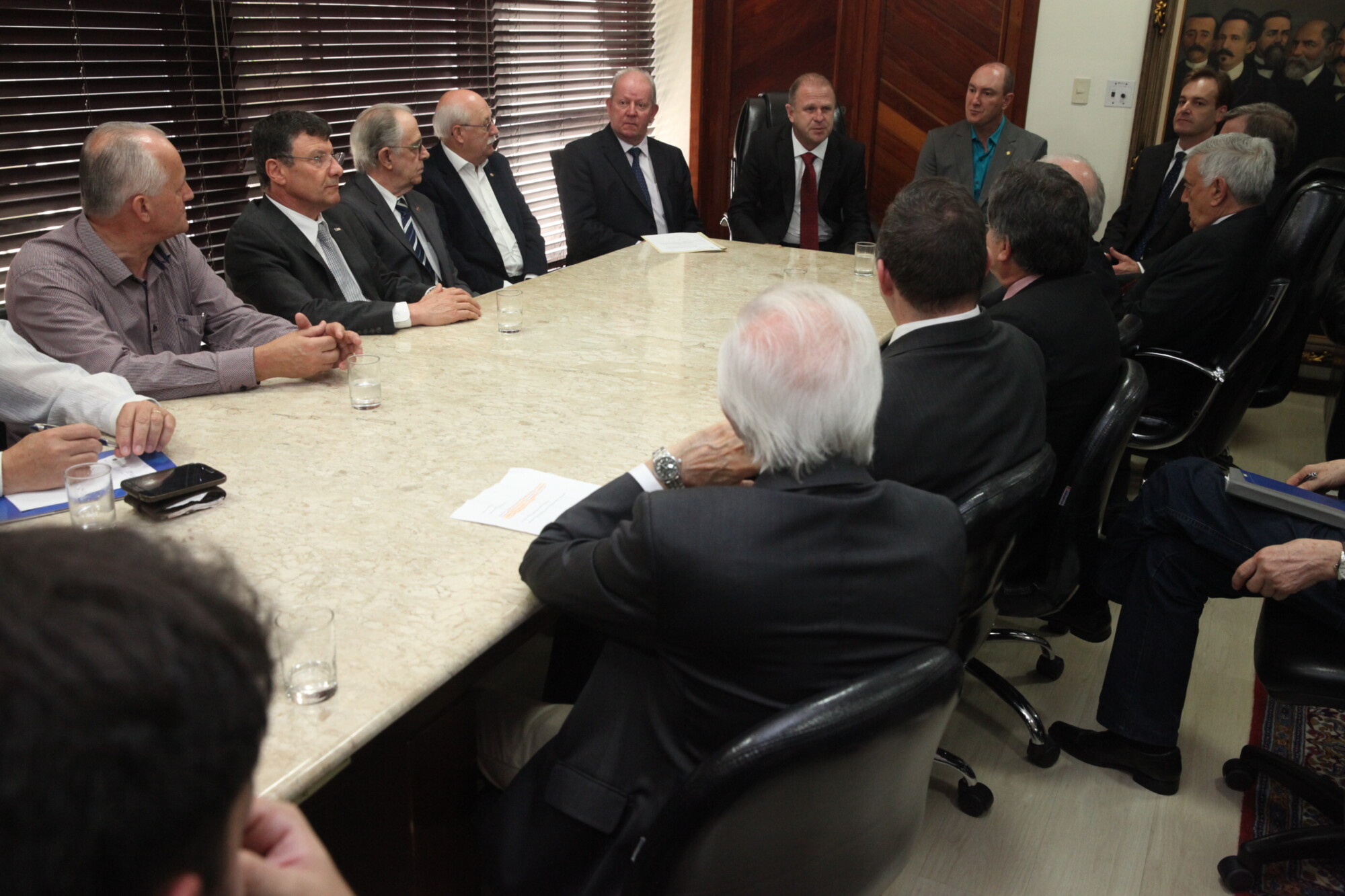 Representantes de várias entidades participaram da apresentação do projeto de resolução