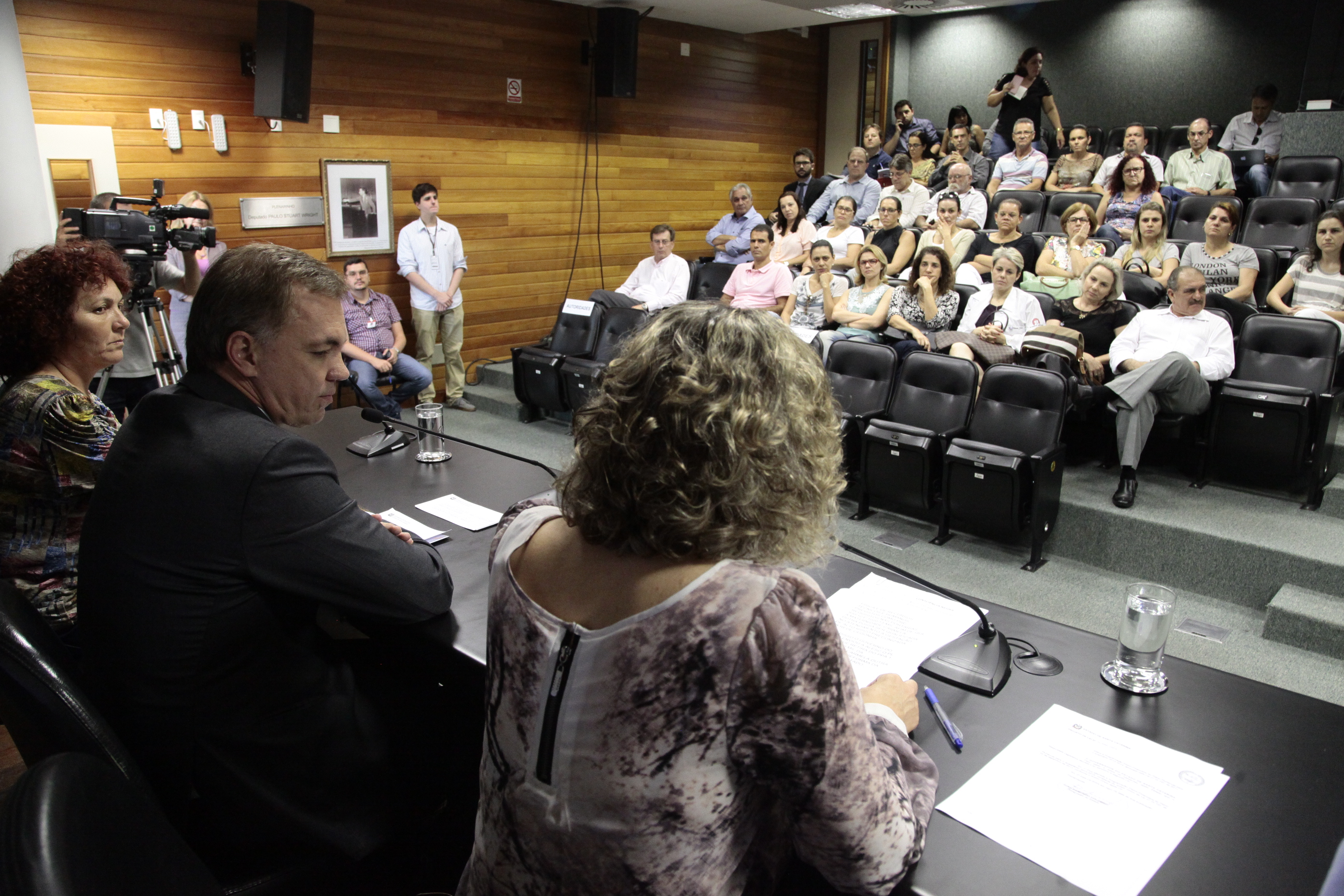 Audiência Pública para discutir a Construção do Centro de Referência da Saúde da Mulher, em Florianópolis. Foto: Miriam Zomer/Agência AL