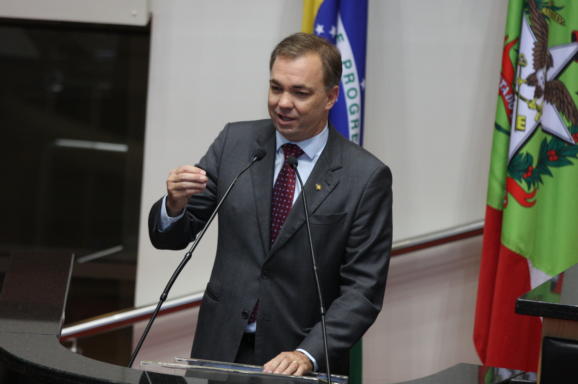 Sessão Ordinária. Deputado Gean Loureiro (PMDB). Foto: Yuri Santos / Agência AL