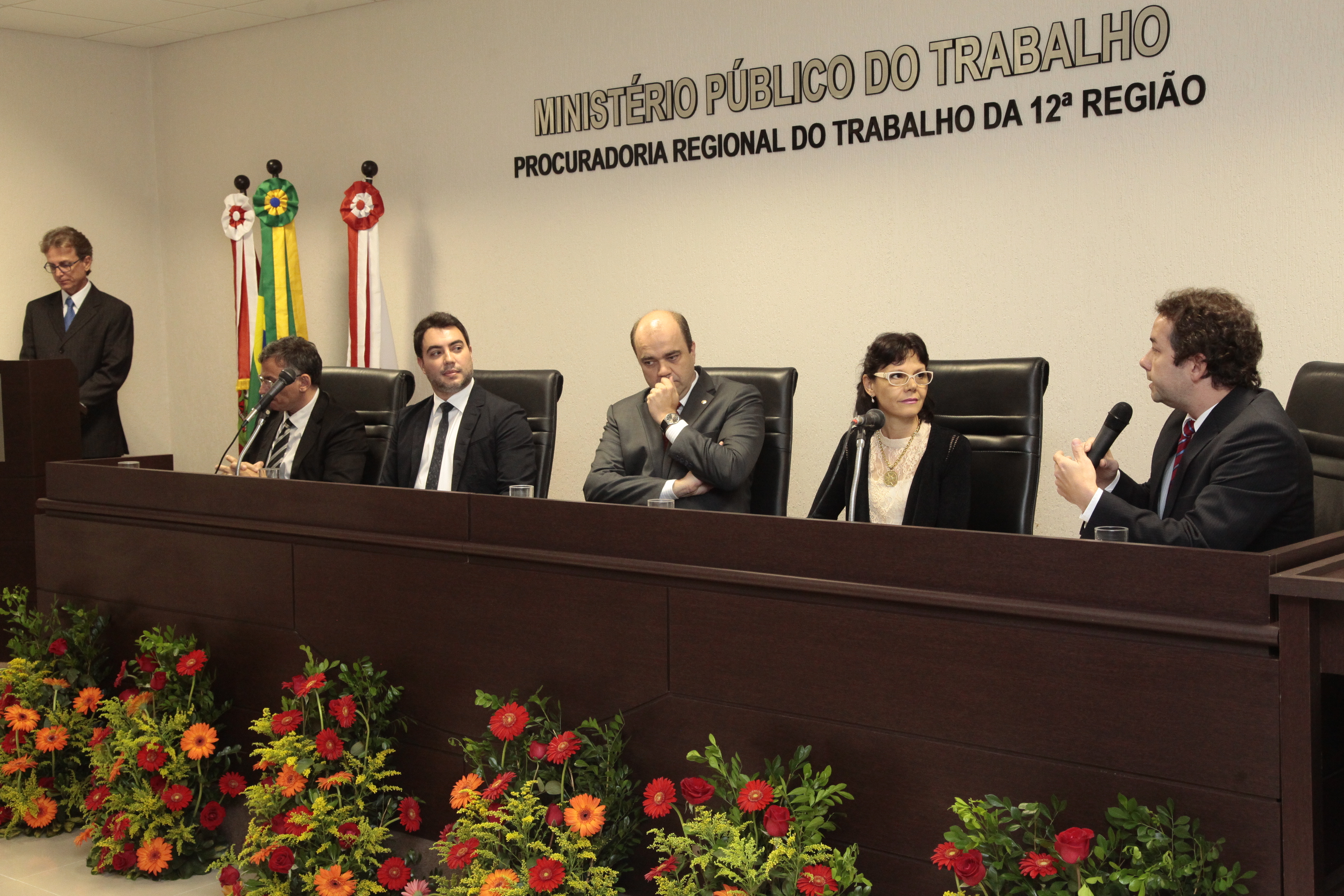Posse do Procurador Chefe da Procuradoria Regional do Trabalho (PRT), Marcelo Goss Neves. Foto:Miriam Zomer/Agência AL