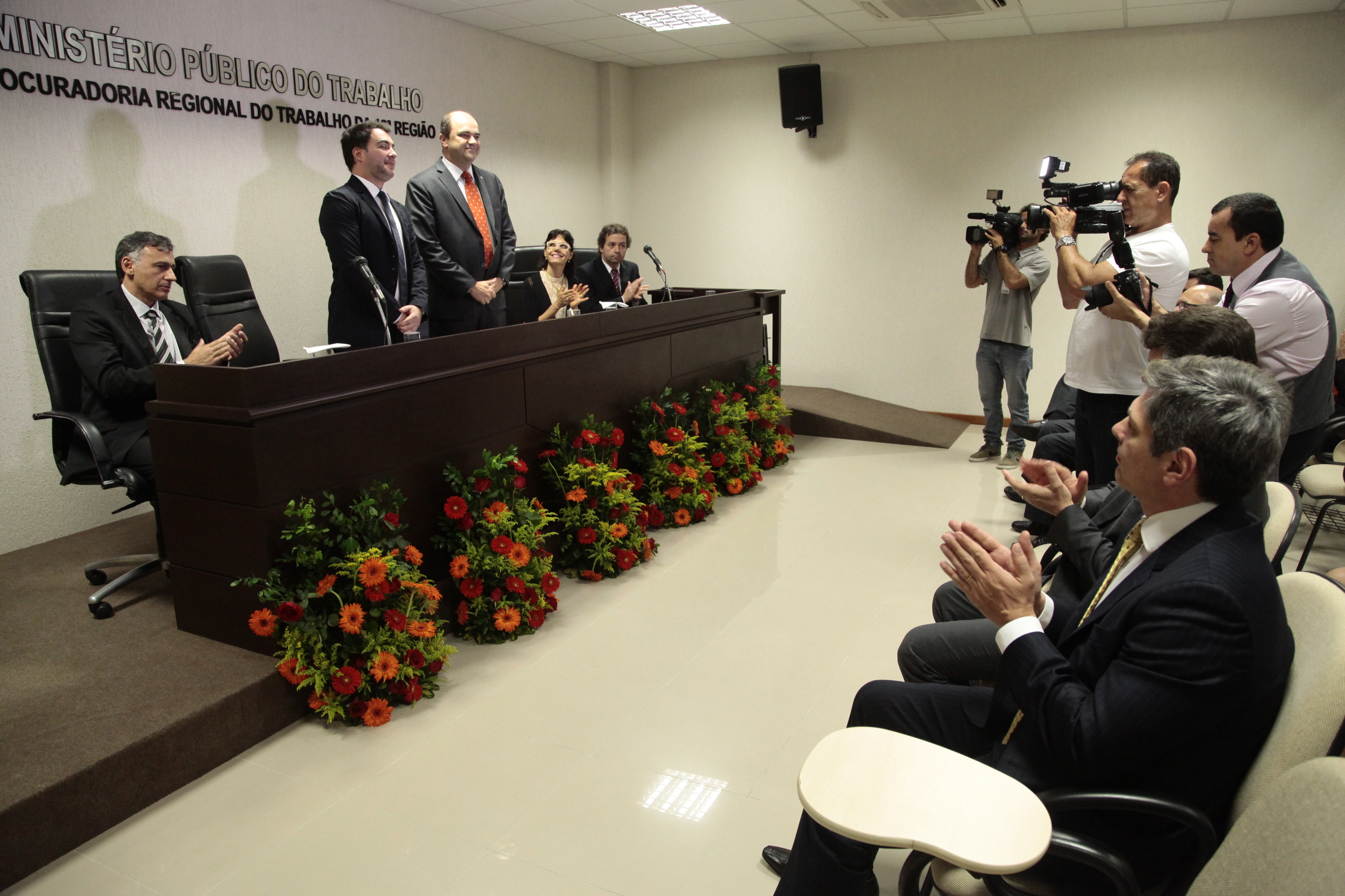 Posse do Procurador Chefe da Procuradoria Regional do Trabalho (PRT), Marcelo Goss Neves. Foto:Miriam Zomer/Agência AL