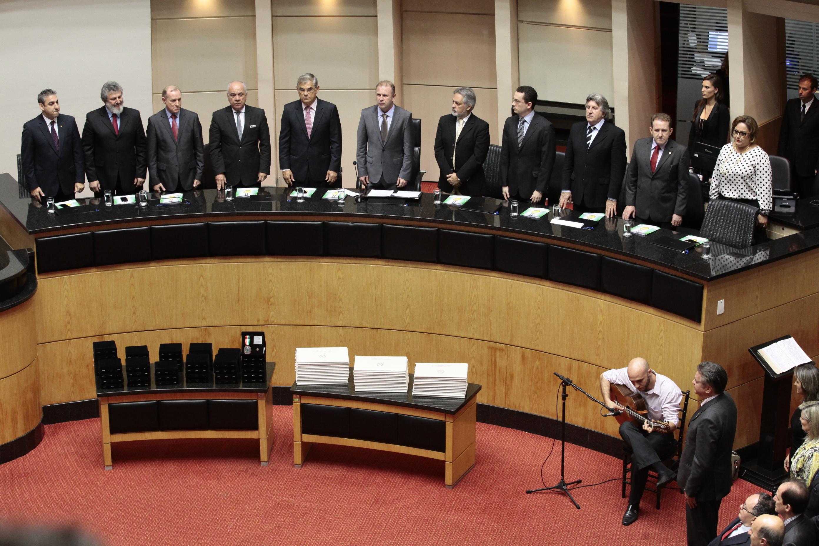 Sessão Solene de Concessão da Comenda do Legislativo Catarinense. Foto: Miriam Zomer/Agência AL