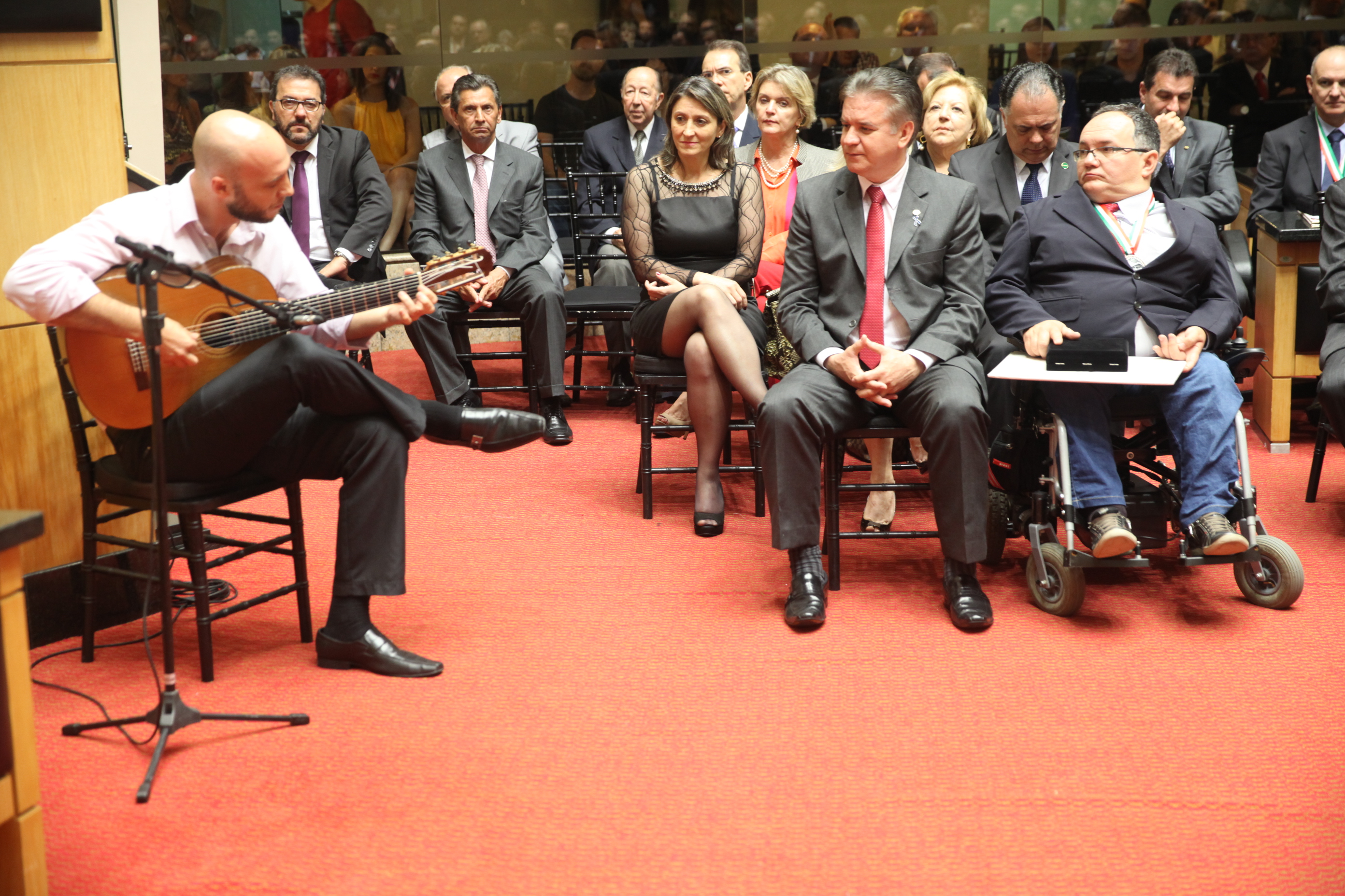 Sessão Solene de Concessão da Comenda do Legislativo Catarinense. Foto: Fábio Queiroz/Agência AL