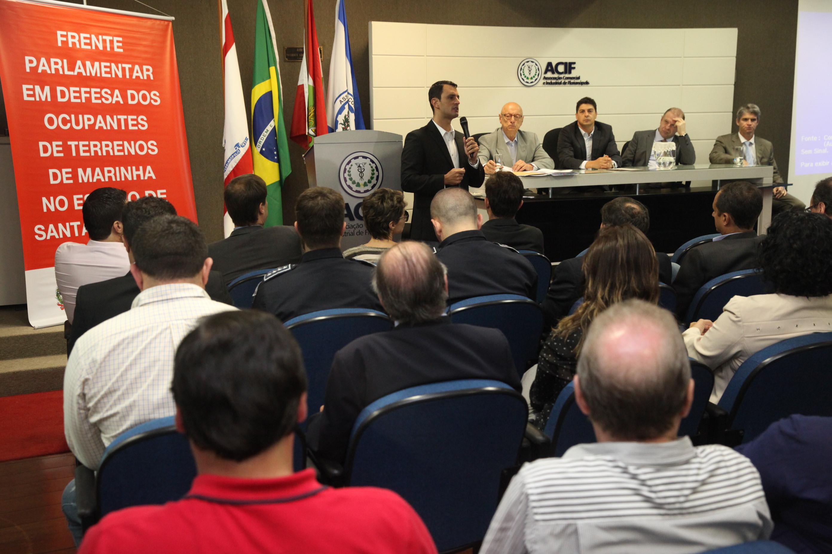 Palestra Terrenos de Marinha e a Medida Provisória 691/2015. Foto: Fábio Queiroz / Agência AL