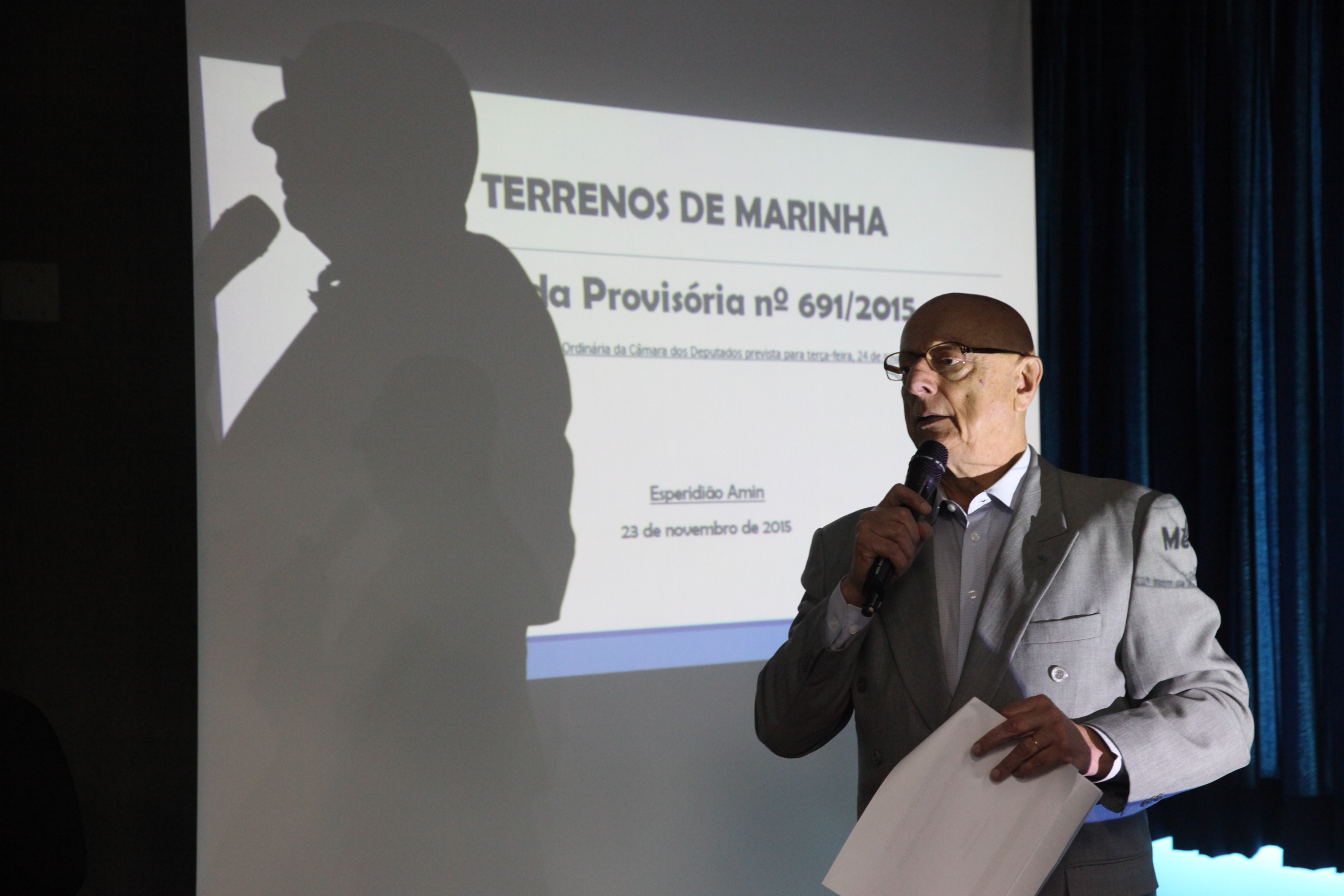 Palestra Terrenos de Marinha e a Medida Provisória 691/2015. Foto: Fábio Queiroz / Agência AL