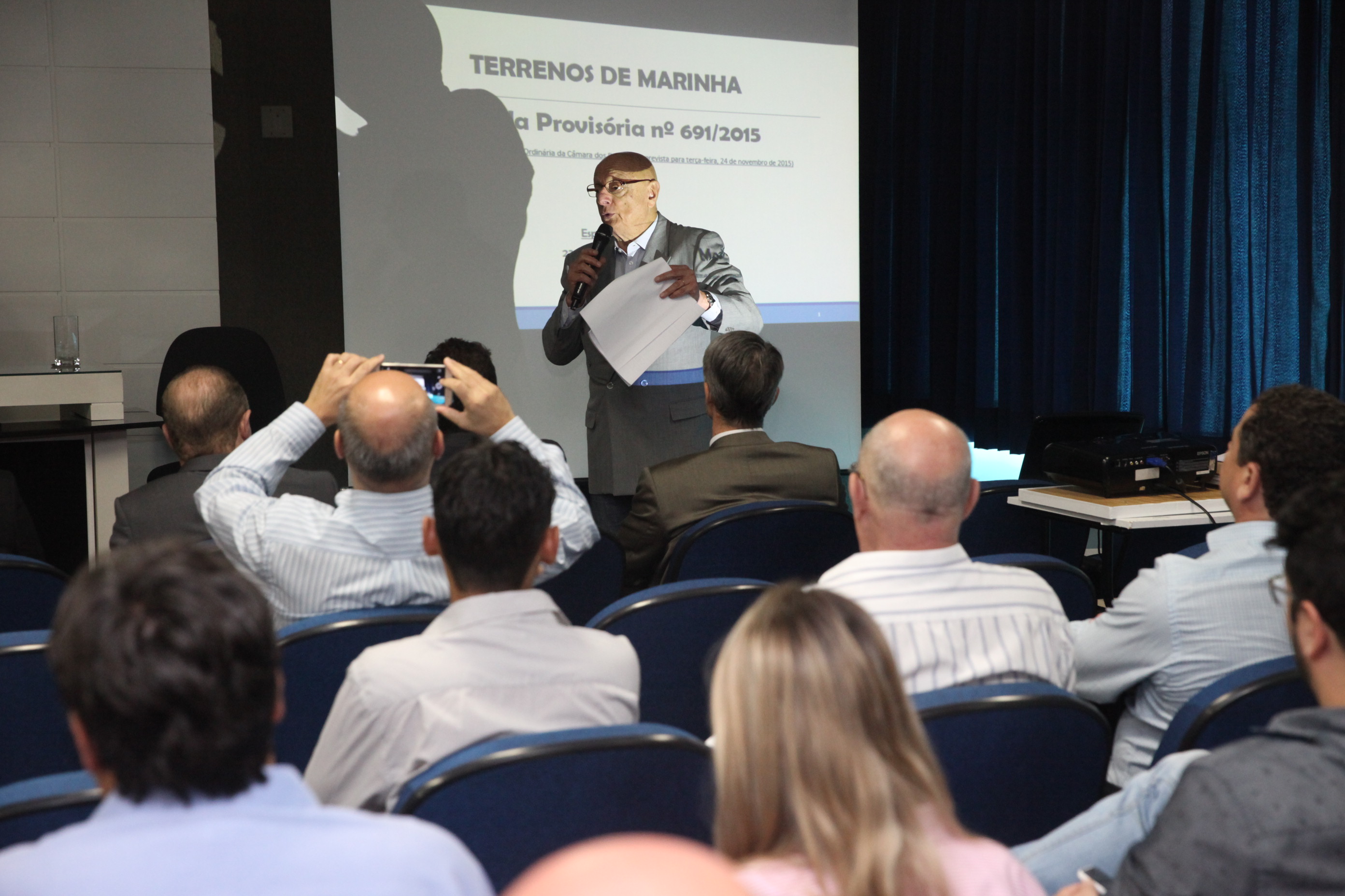 Palestra Terrenos de Marinha e a Medida Provisória 691/2015. Foto: Fábio Queiroz / Agência AL