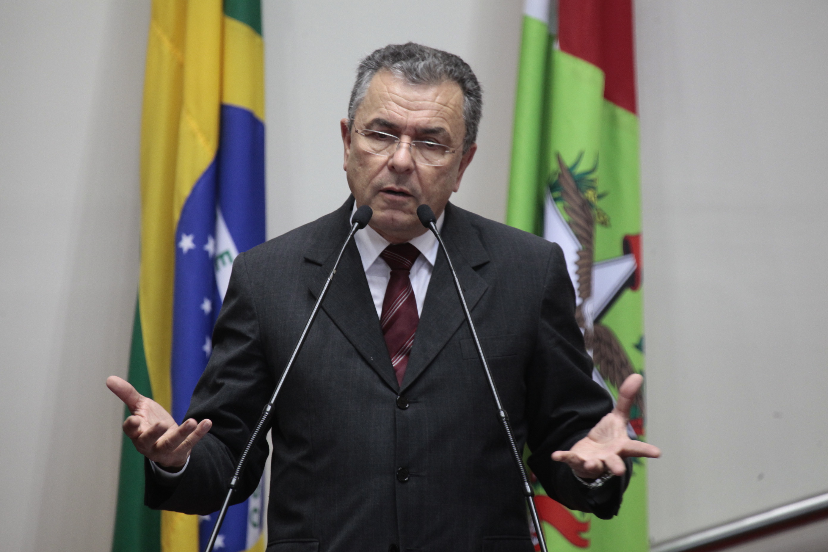Sessão Ordinária da Assembleia Legislativa do Estado de Santa Catarina. Deputado Dr. Dalmo Claro (PMDB) -  Foto: Miriam Zomer/Agência AL