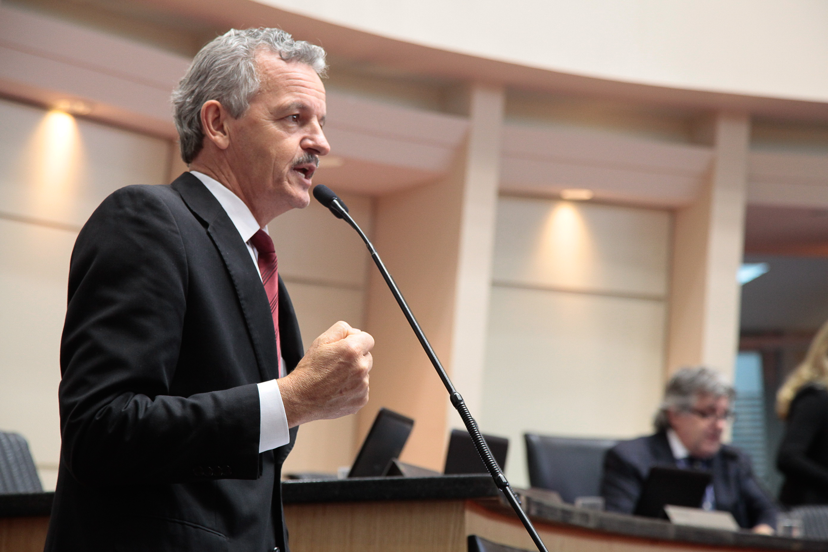 Sessão Ordinária da Assembleia Legislativa do Estado de Santa Catarina. Deputado Dirceu Dresch (PT) -  Foto: Miriam Zomer/Agência AL