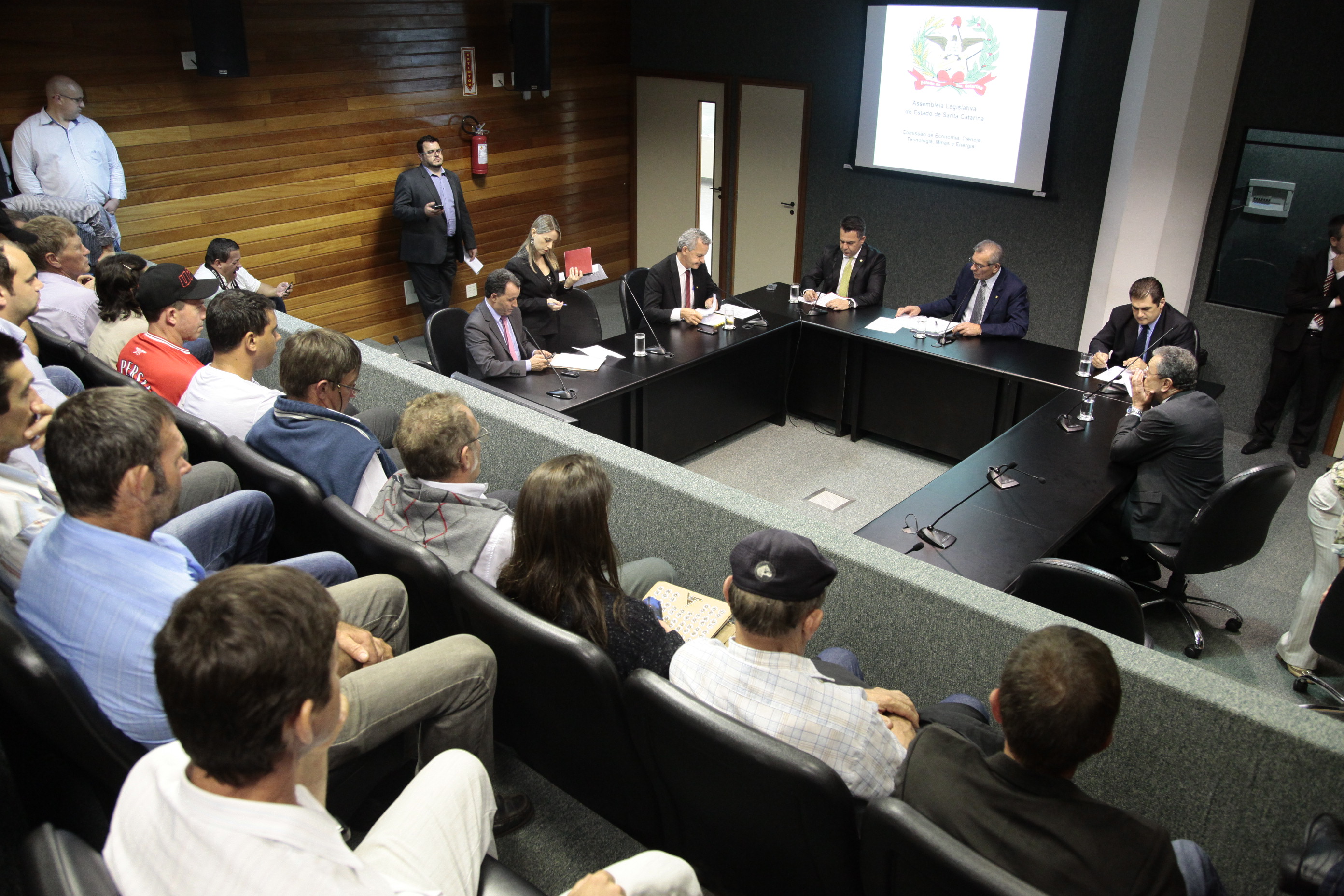 Reunião da Comissão de Economia, Ciência, Tecnologia, Minas e Energia. Foto: Miriam Zomer/Agência AL