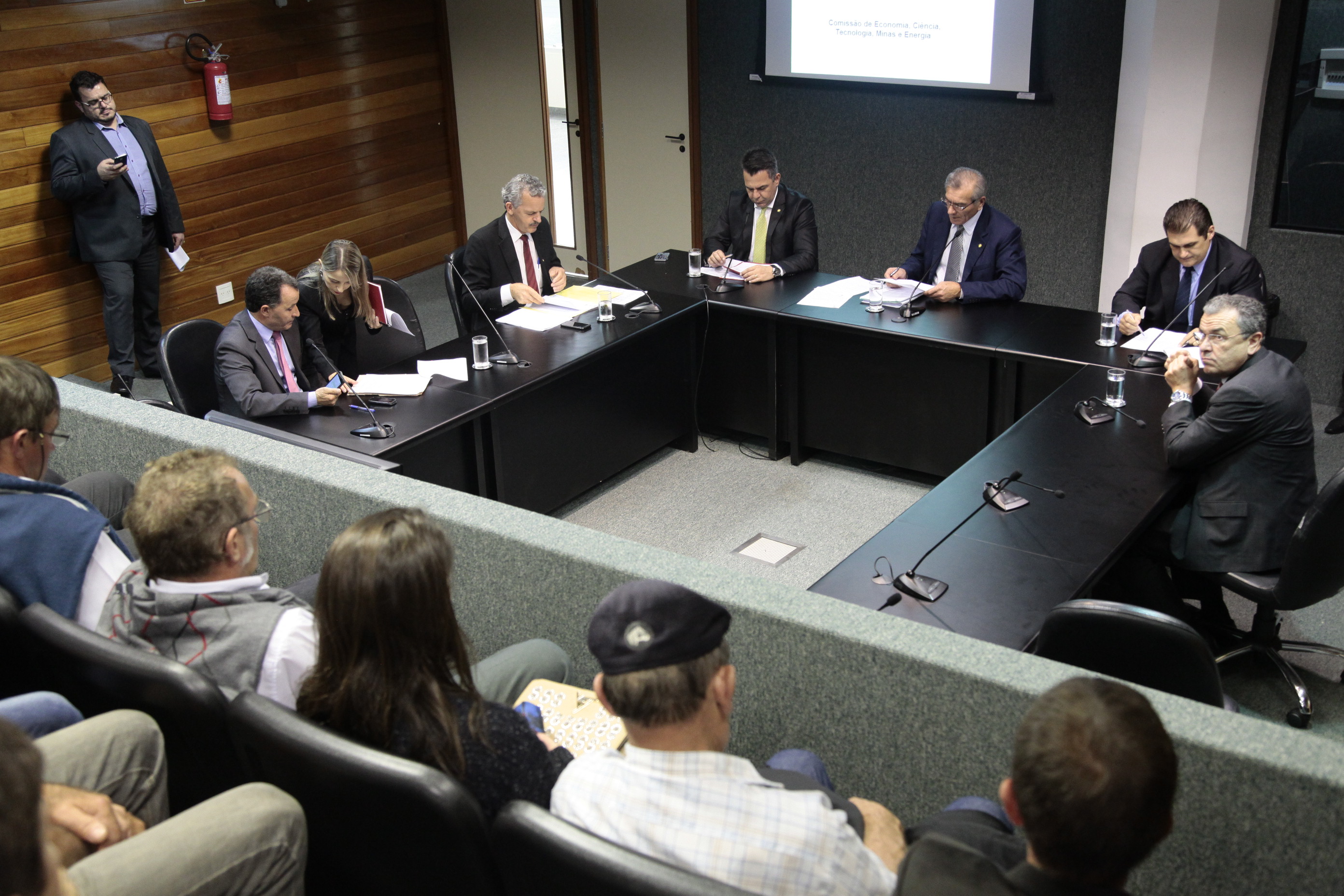 Reunião da Comissão de Economia, Ciência, Tecnologia, Minas e Energia. Foto: Miriam Zomer/Agência AL