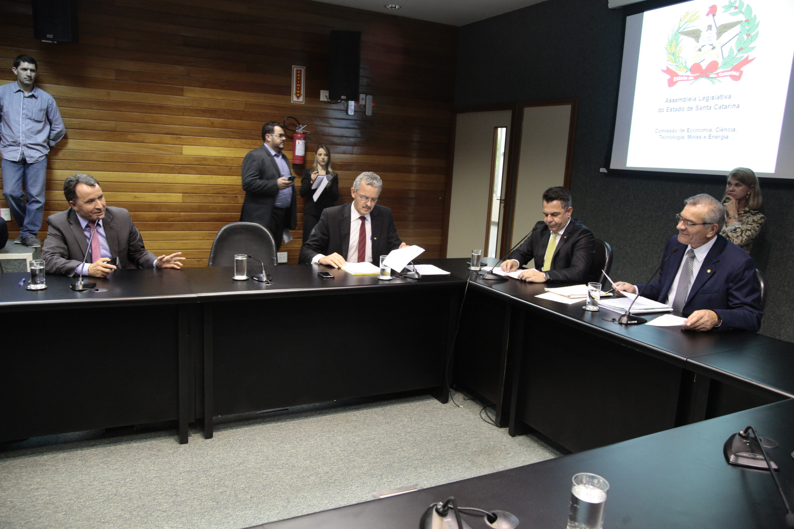 Reunião da Comissão de Economia, Ciência, Tecnologia, Minas e Energia. Foto: Miriam Zomer/Agência AL