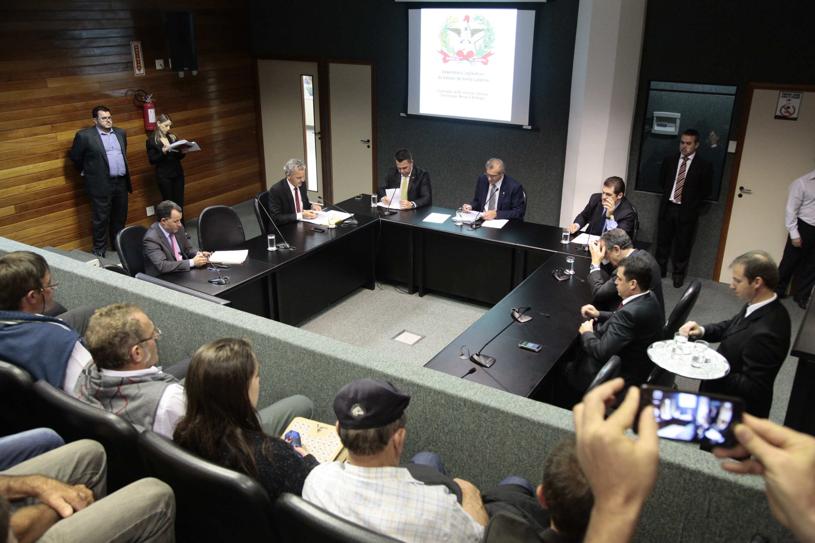 Reunião da Comissão de Economia, Ciência, Tecnologia, Minas e Energia. Foto: Miriam Zomer/Agência AL